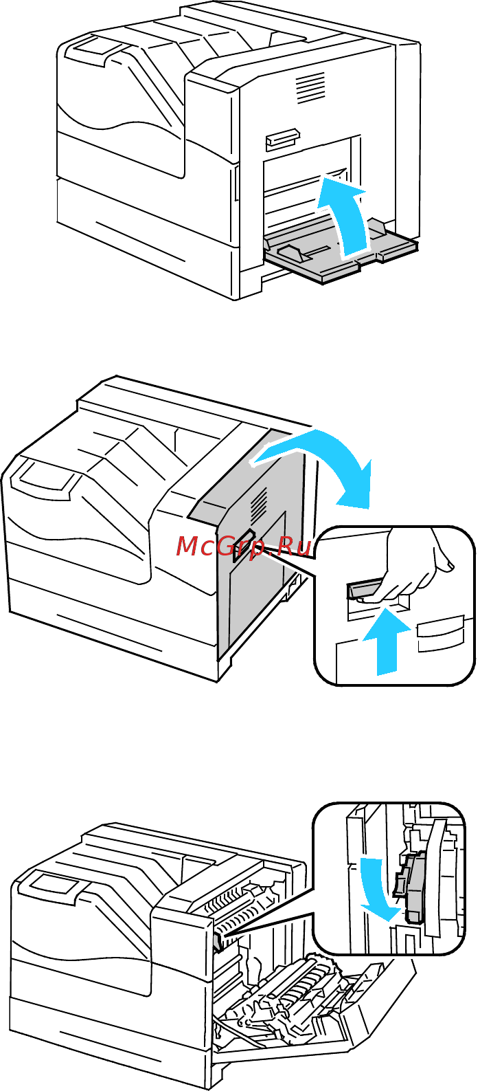 Xerox Phaser 6700N [46/173] Загрузка конвертов в лоток 1