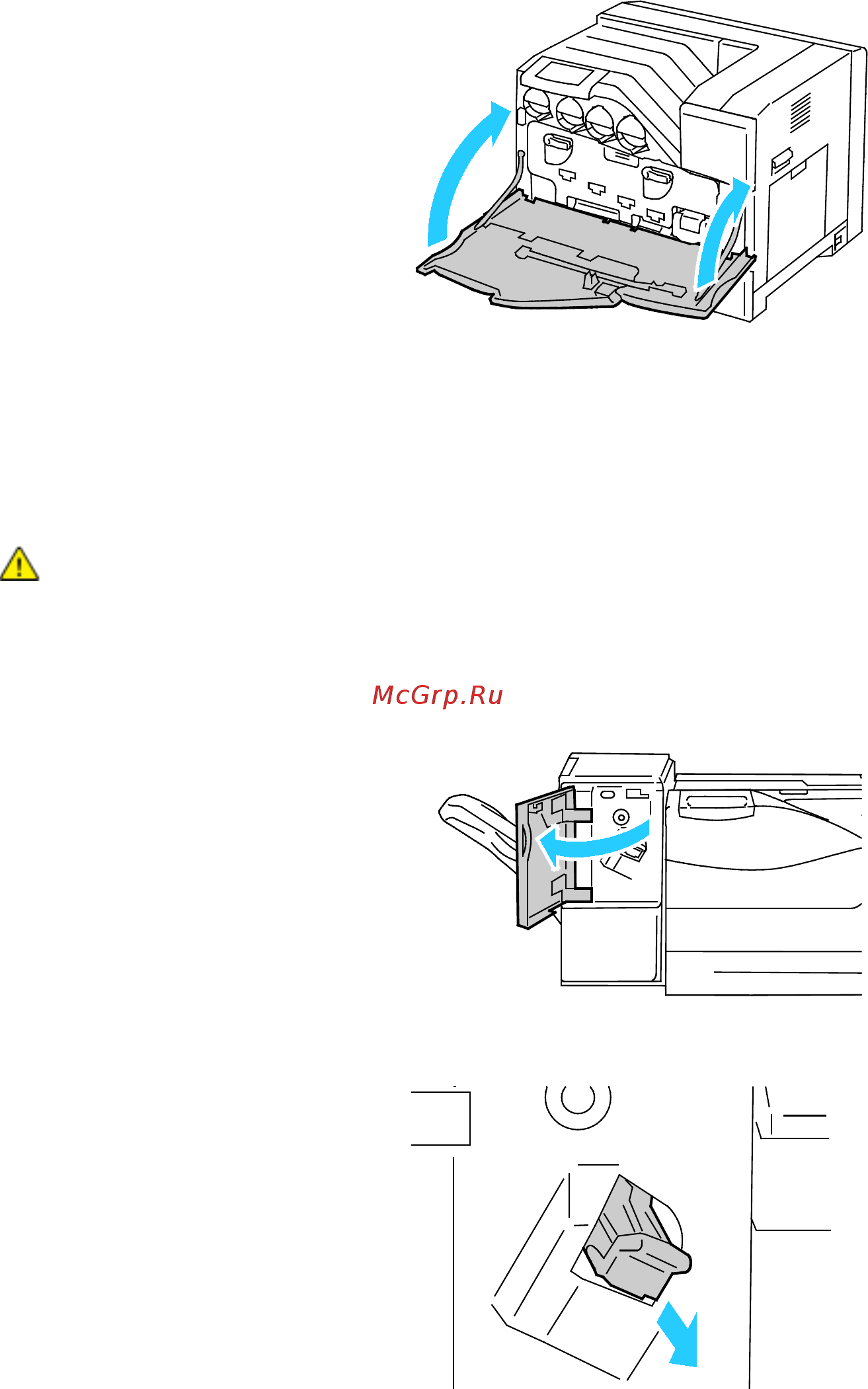 Xerox Phaser 6700N [93/173] Замена картриджа сшивателя