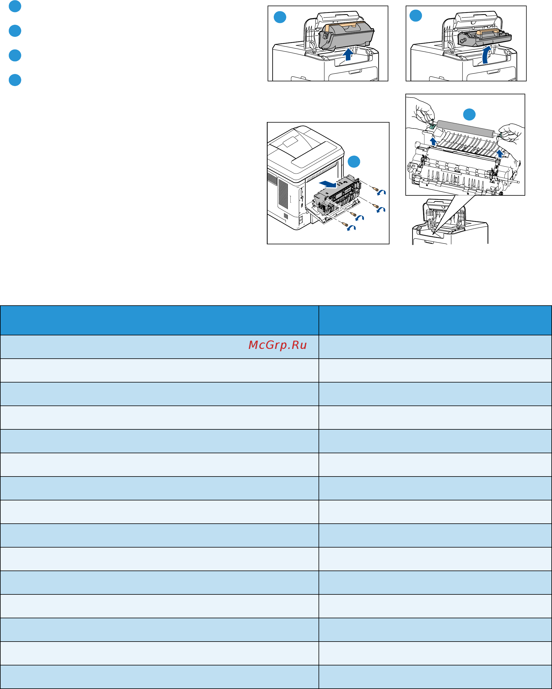 Xerox Phaser 4600N [10/156] Внутренние компоненты
