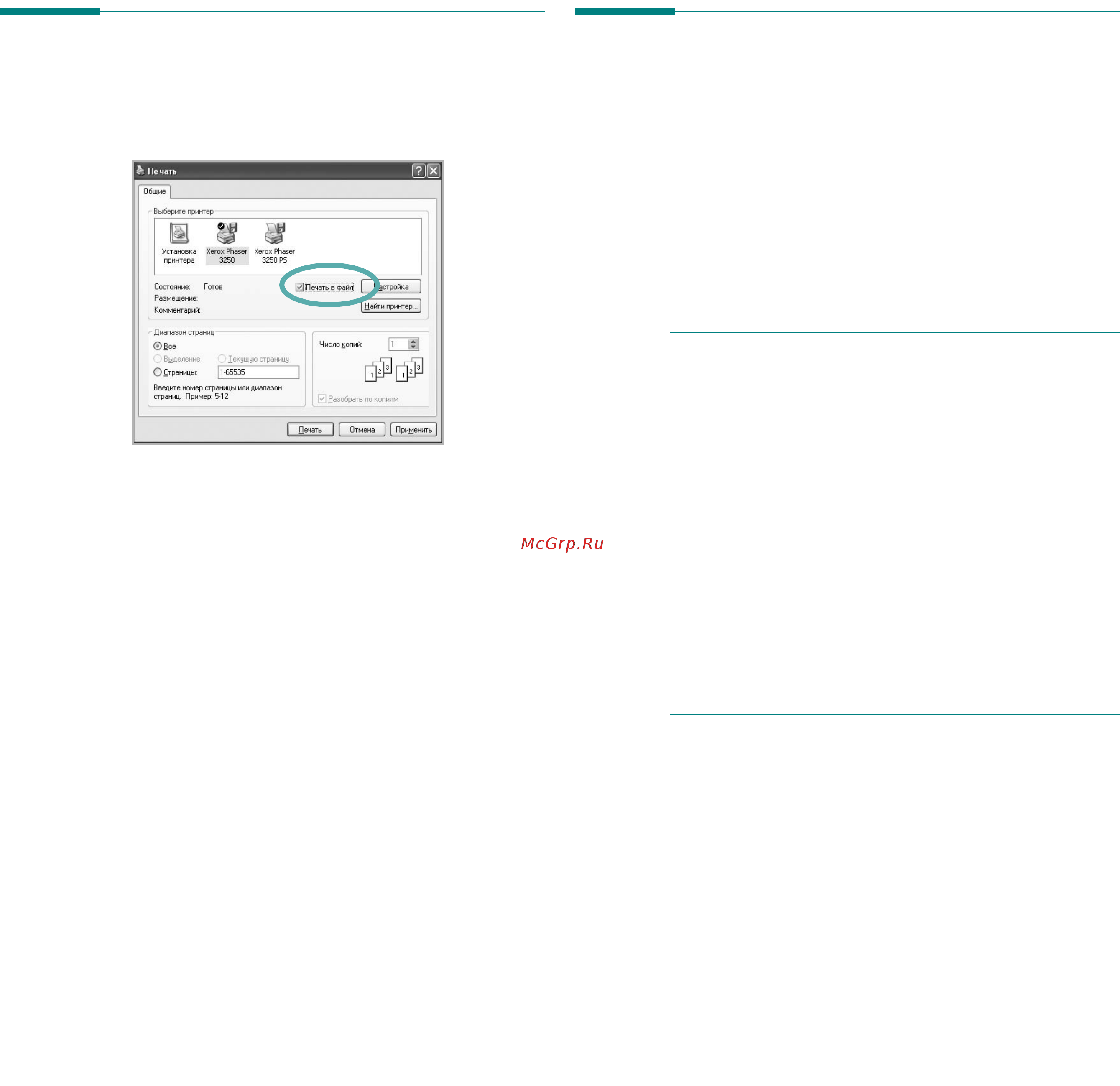 Xerox Phaser 3250DN [68/94] Параметры принтера