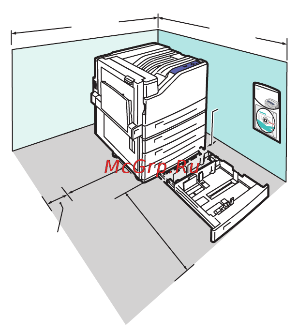 Xerox Phaser 7500DN [146/164] Physical specifications