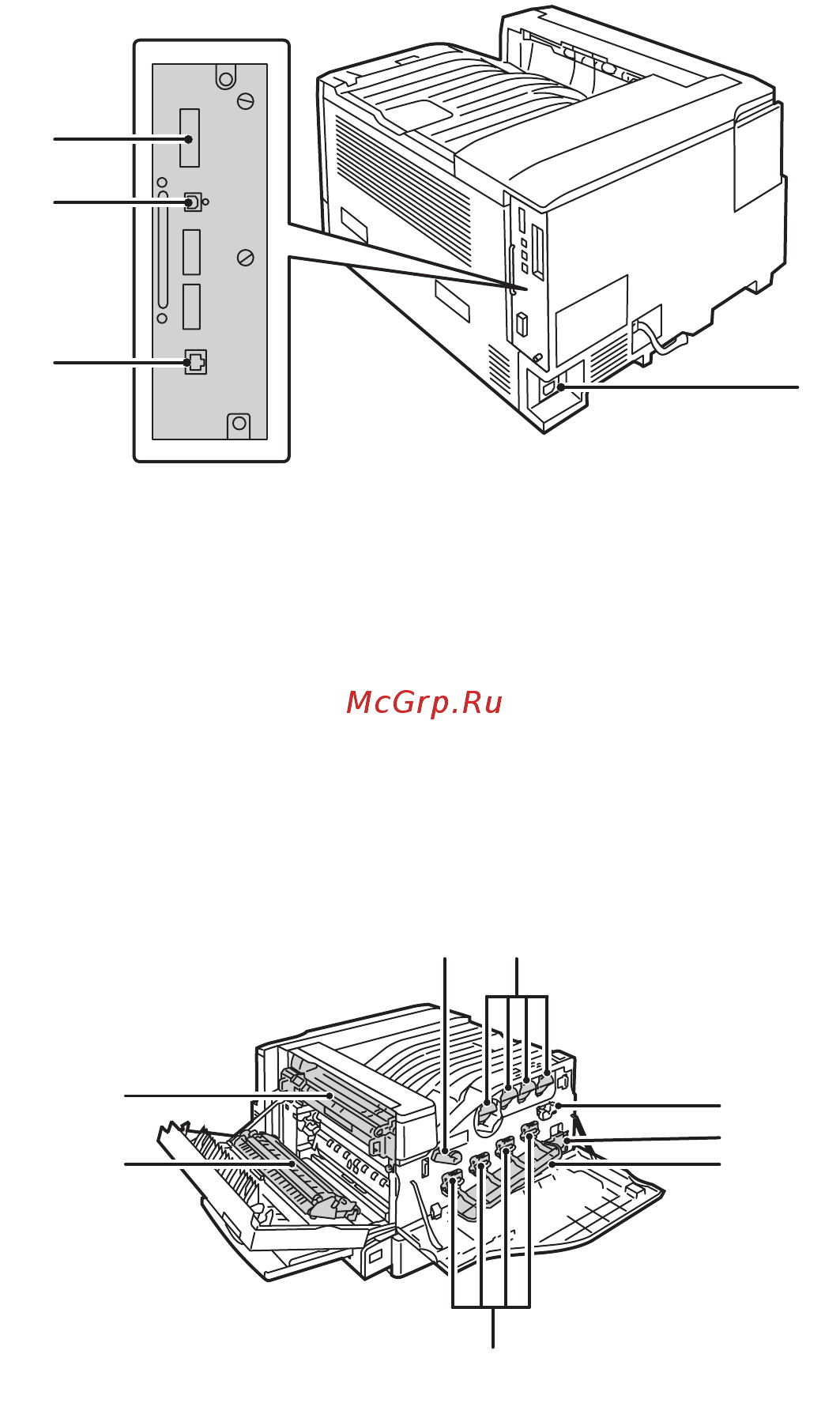 Xerox Phaser 7500DN [17/164] Rear view
