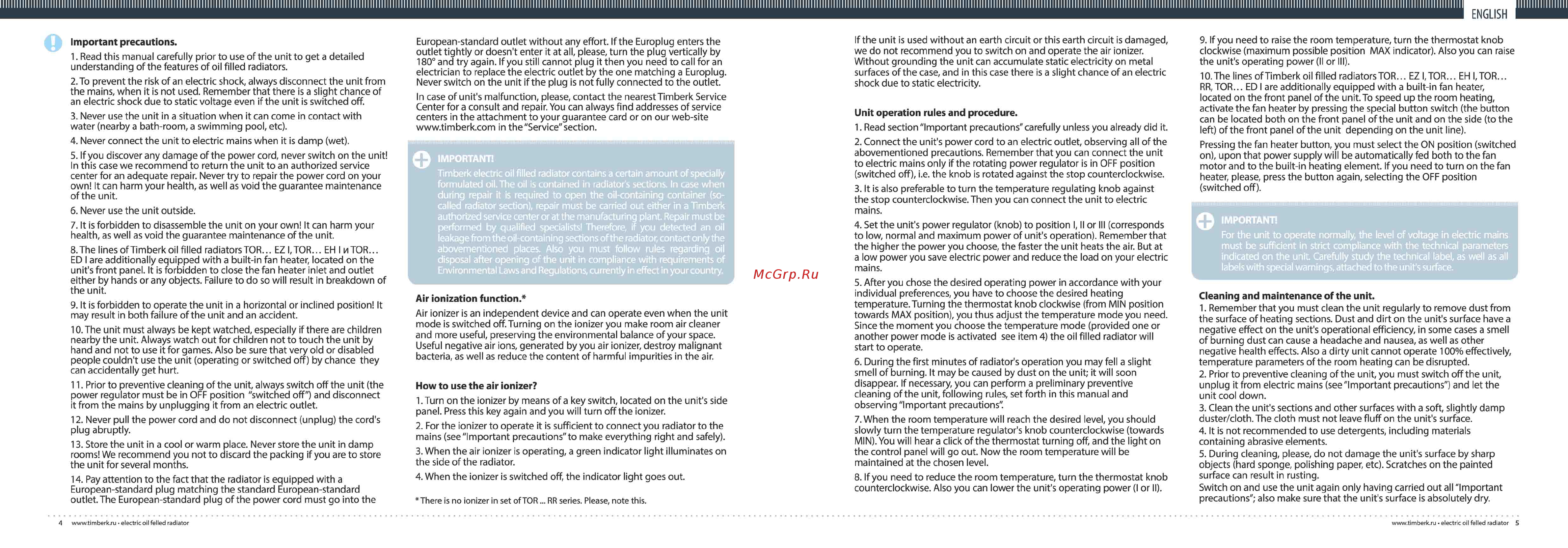Timberk TOR 31.2309 RR [3/6] English