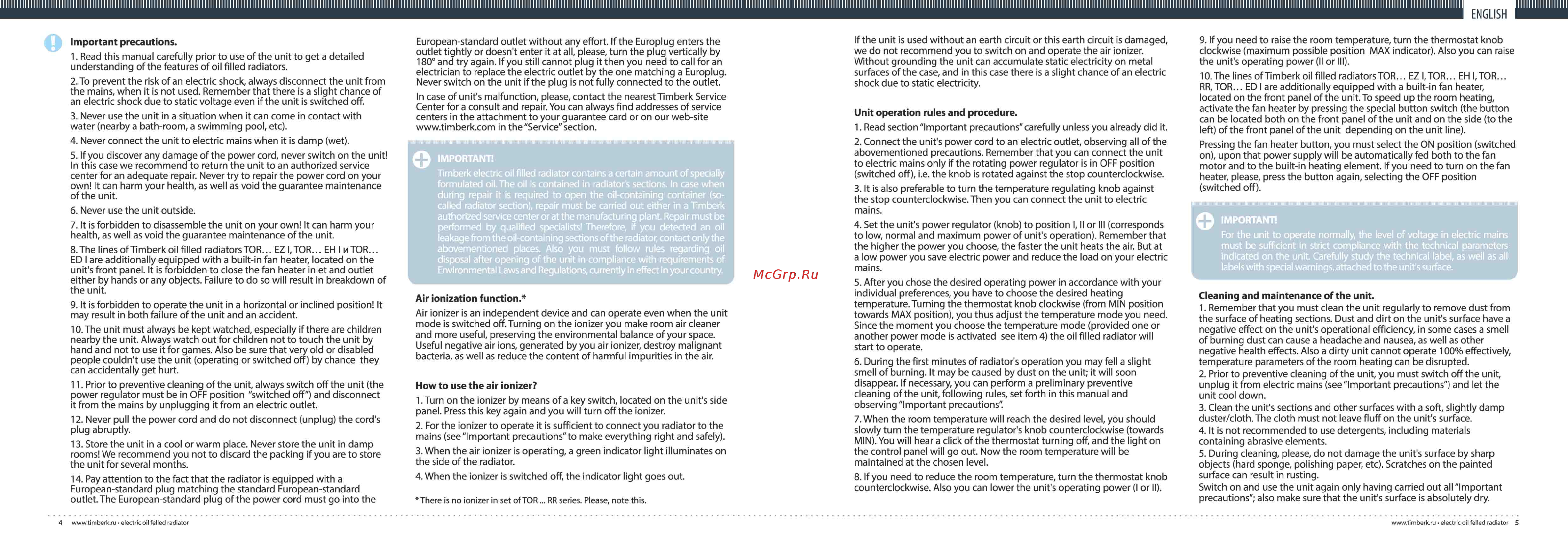 Timberk TOR 31.1807 RR [3/6] English