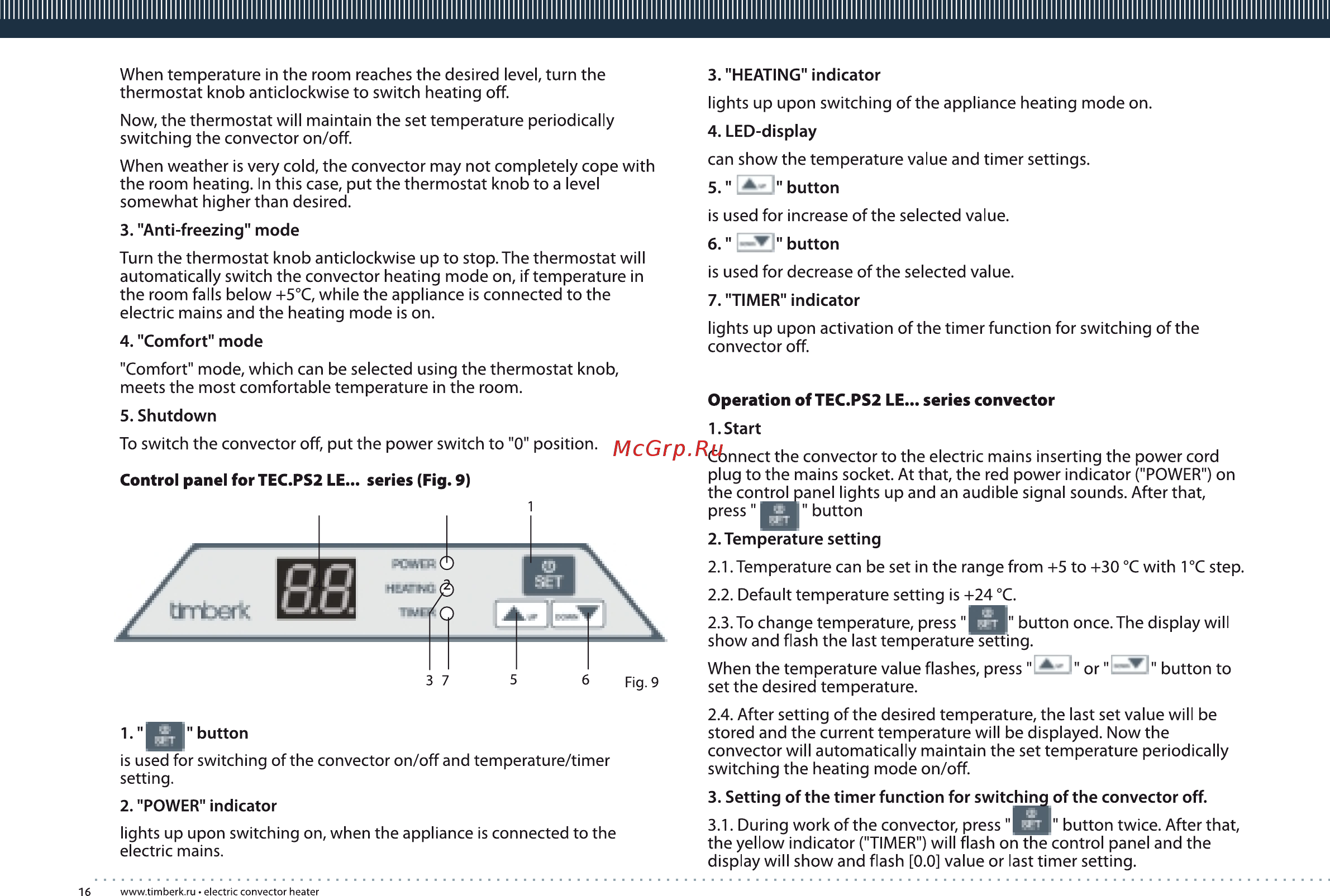 Timberk TEC.PS2 M 2000 [16/20] Page 16