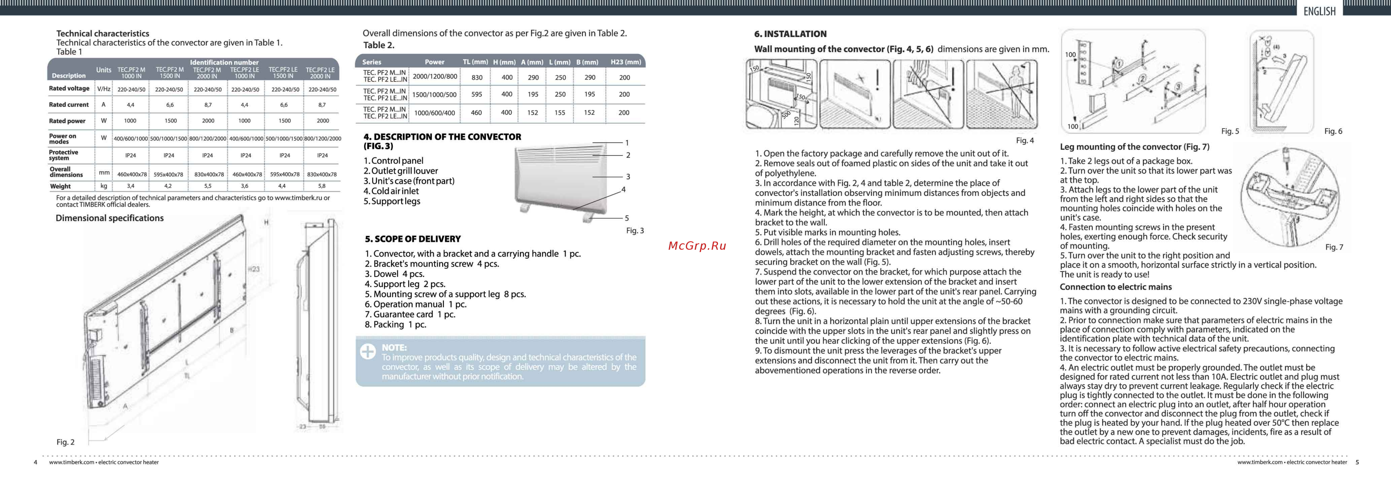 Timberk TEC.PF2 ML 10 IN (WB) [3/10] English