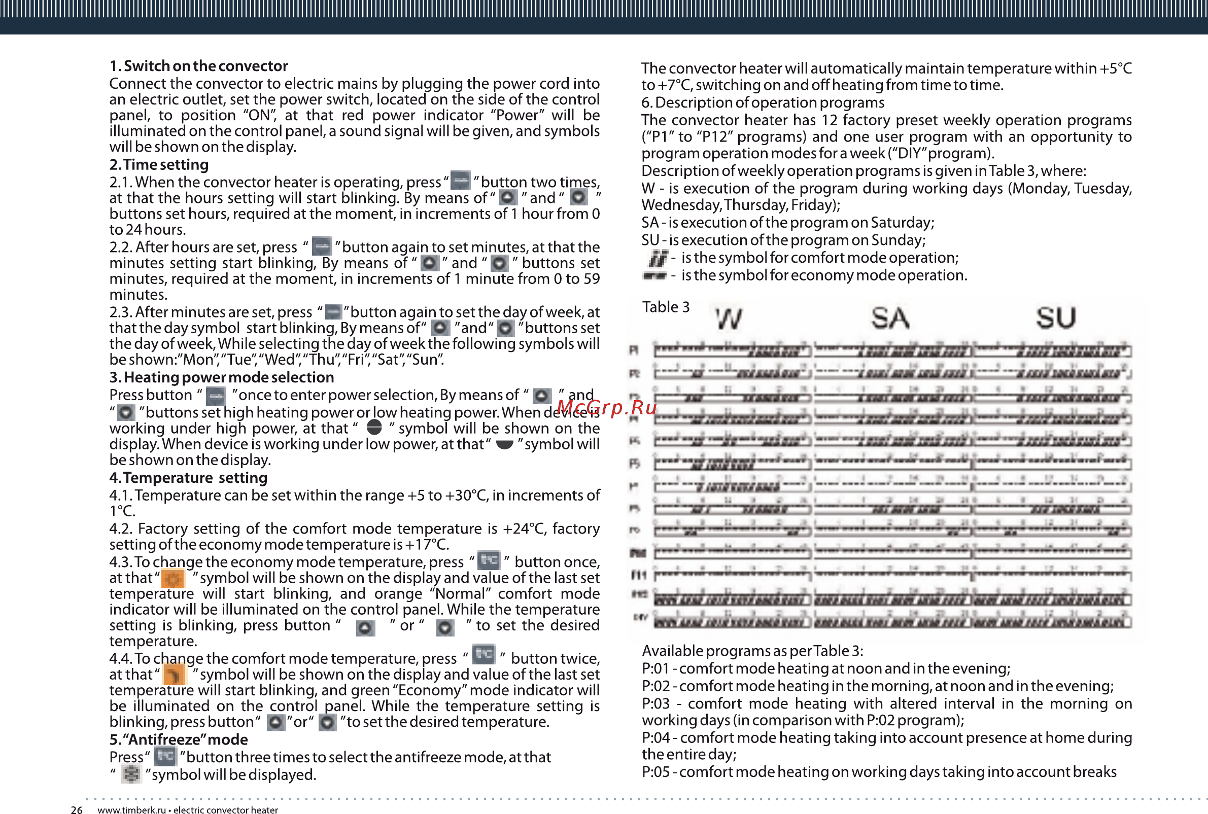 Timberk TEC.PS1 M 1500 IN [26/32] Page 26