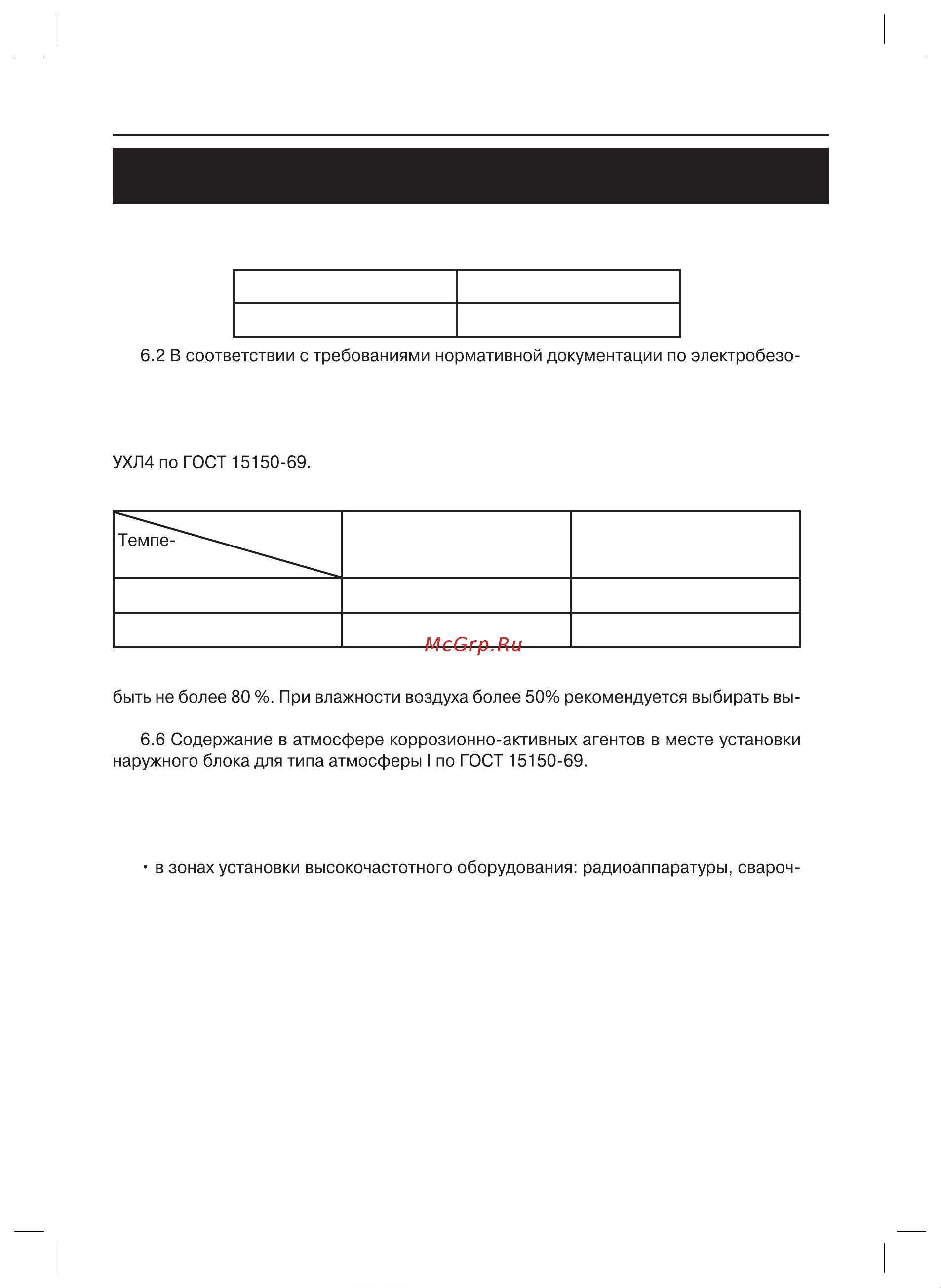 Gree Cozy Classic GWH12MB-K3NNA4A [17/24] Условия эксплуатации кондиционера