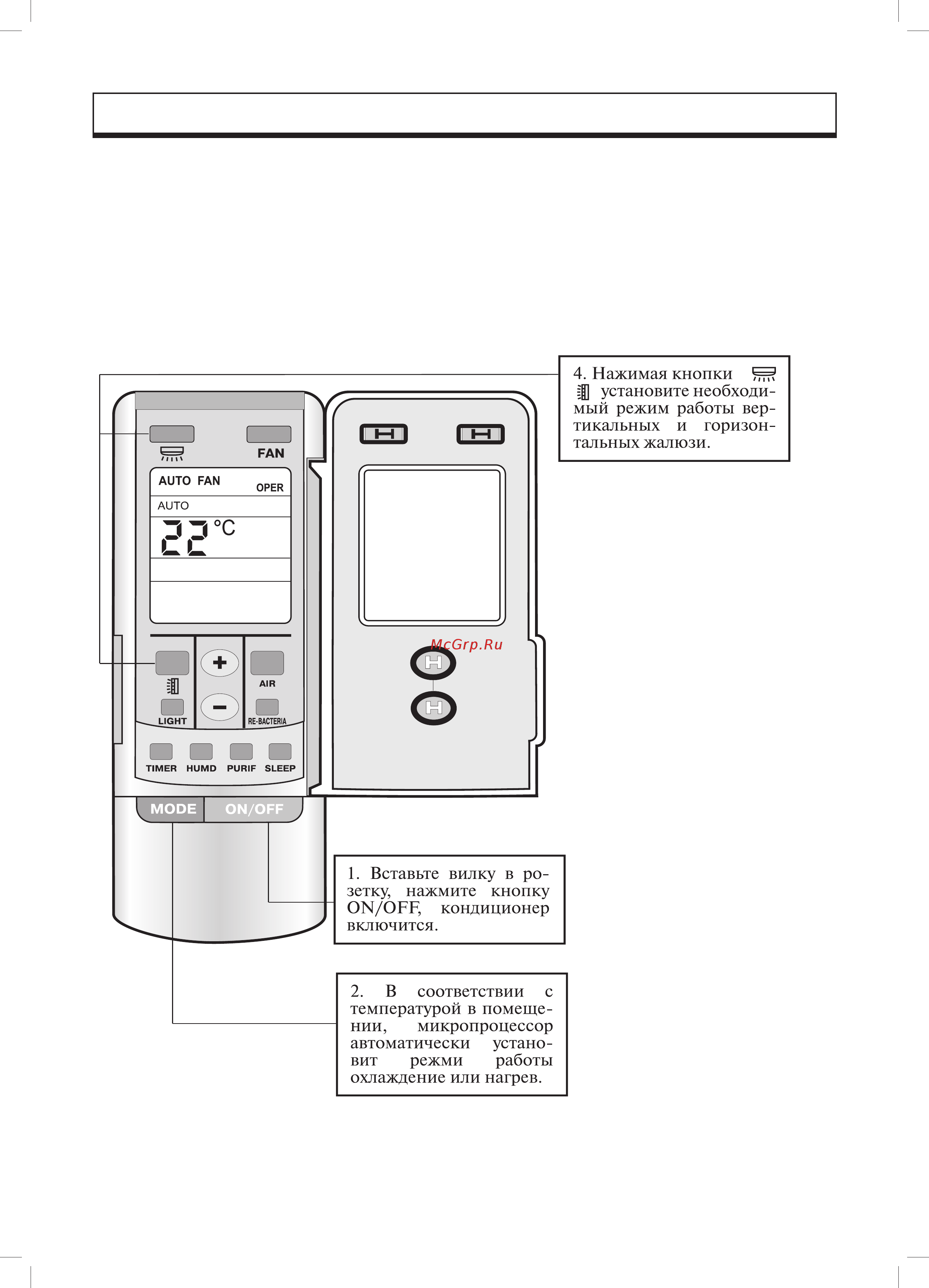 Gree GVHN48ABNM3A1A [13/20] Дистанционный пульт управления