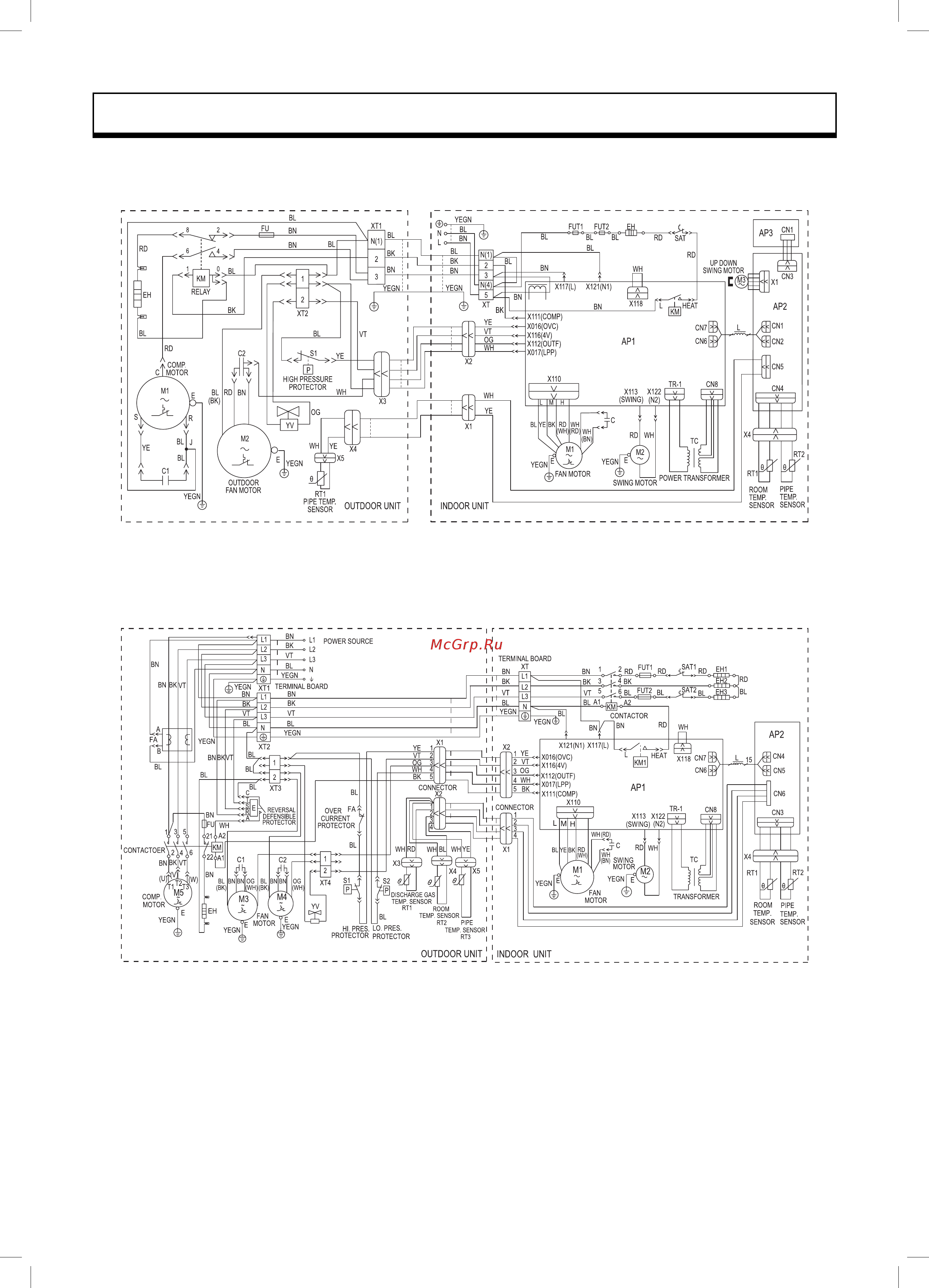 Gree GVHN42A2NM3AA [31/32] Схемы электрические