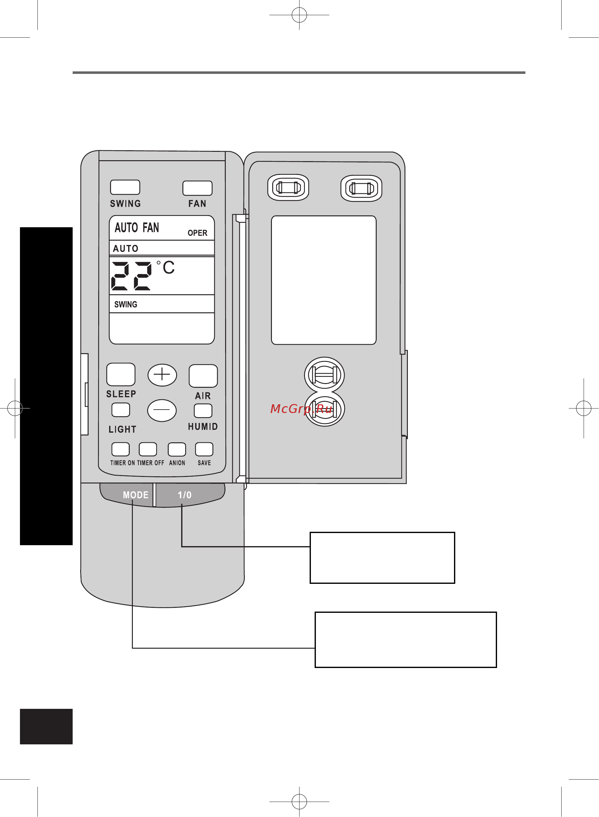 Gree KFR-35GJW/A30 [12/30] Процедура дистанционного управления