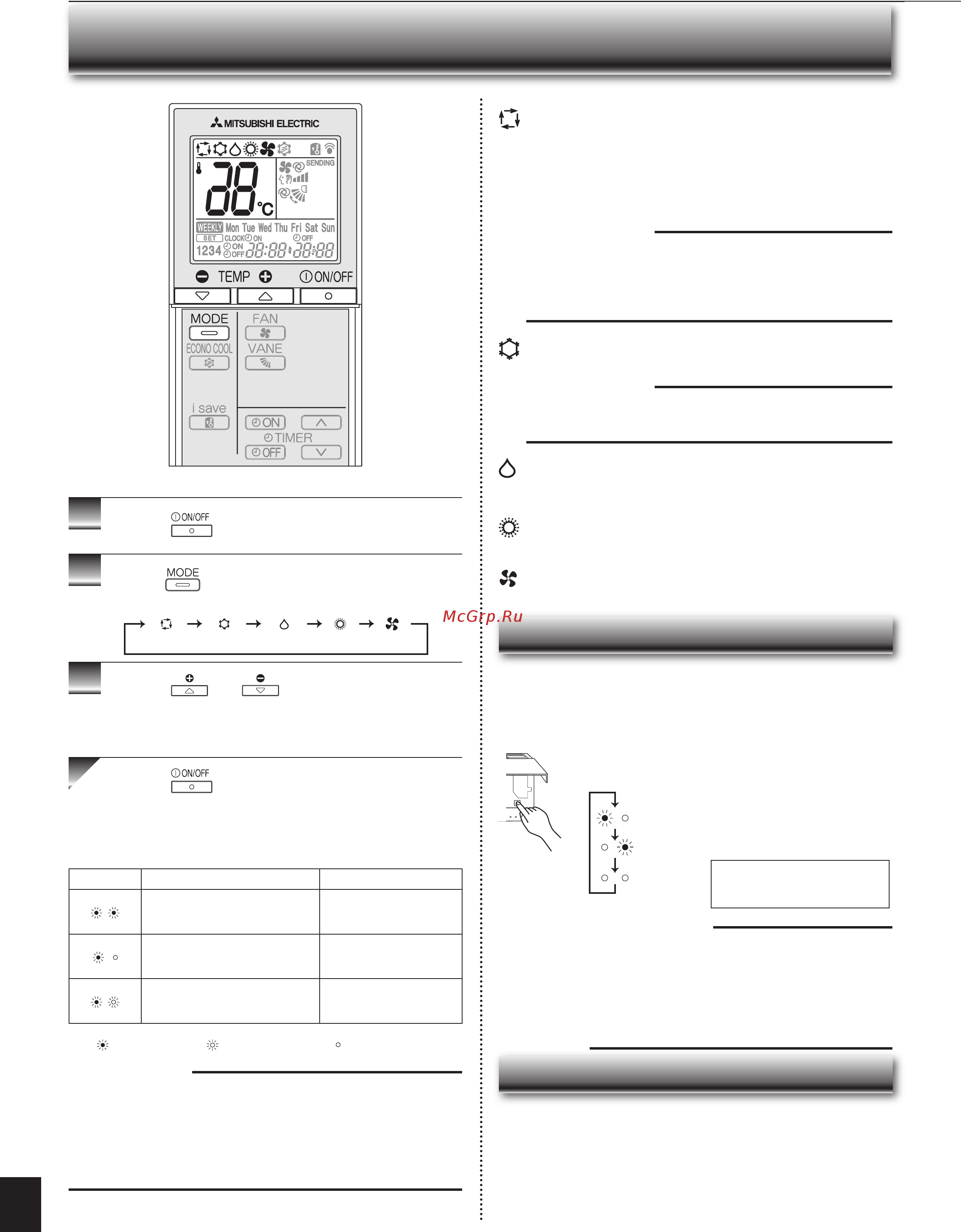 Mitsubishi Electric MSZ-EF35VE / MUZ-EF35VE [5/13] Работа мультисистемной модели