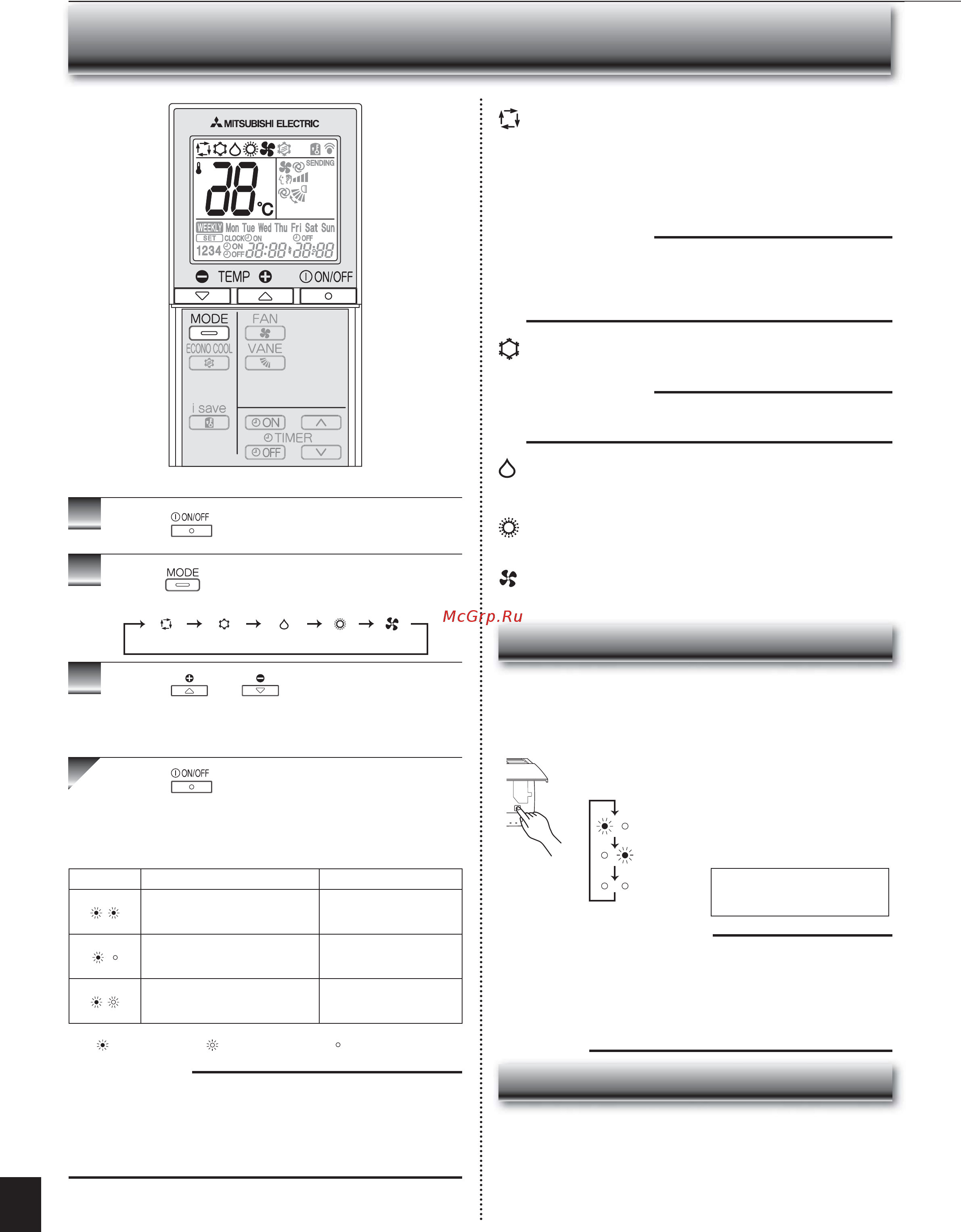 Mitsubishi Electric MSZ-SF50VE / MUZ-SF50VE [15/23] Работа мультисистемной модели