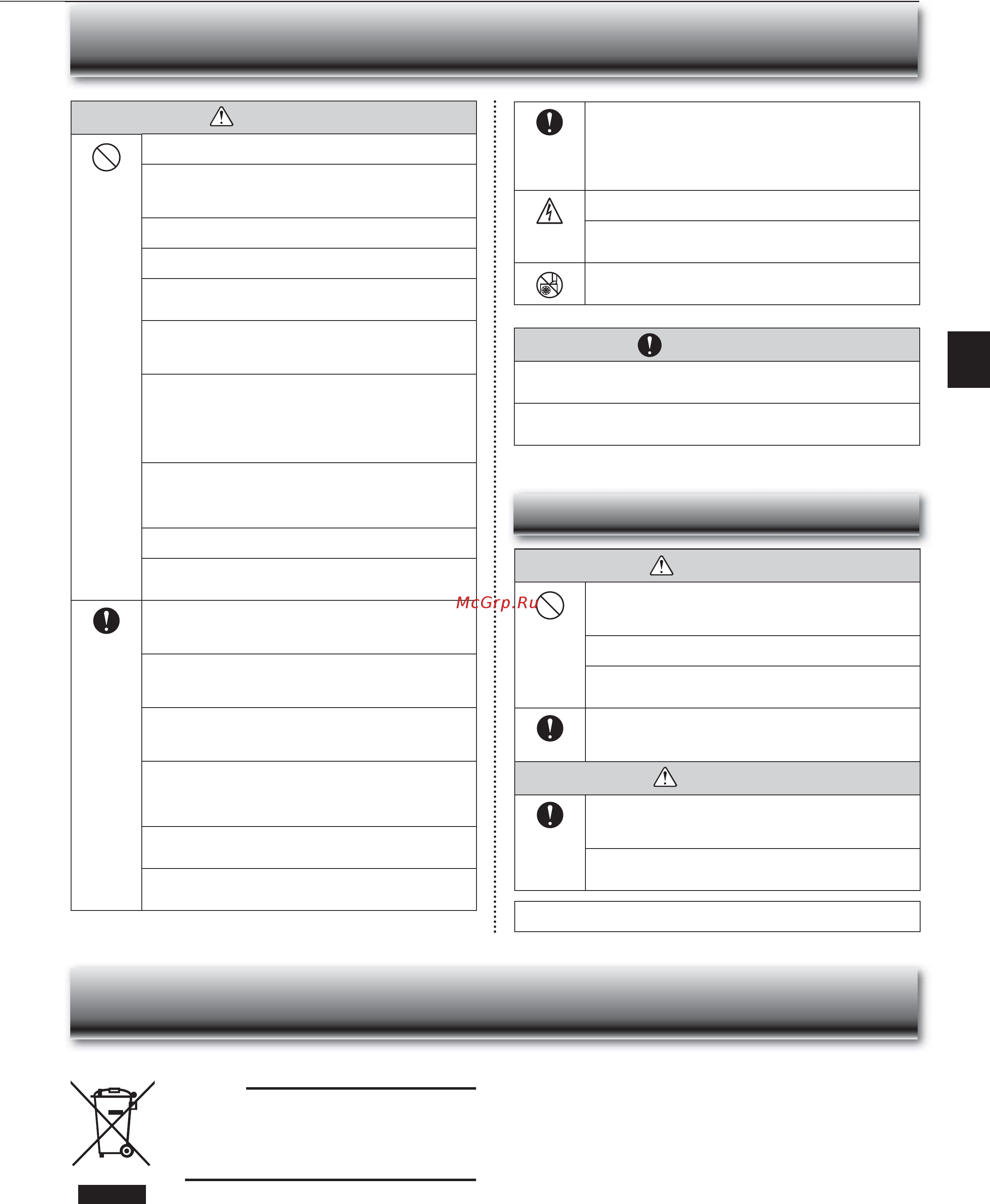 Mitsubishi Electric MSZ-SF50VE / MUZ-SF50VE [3/23] Afety precautions