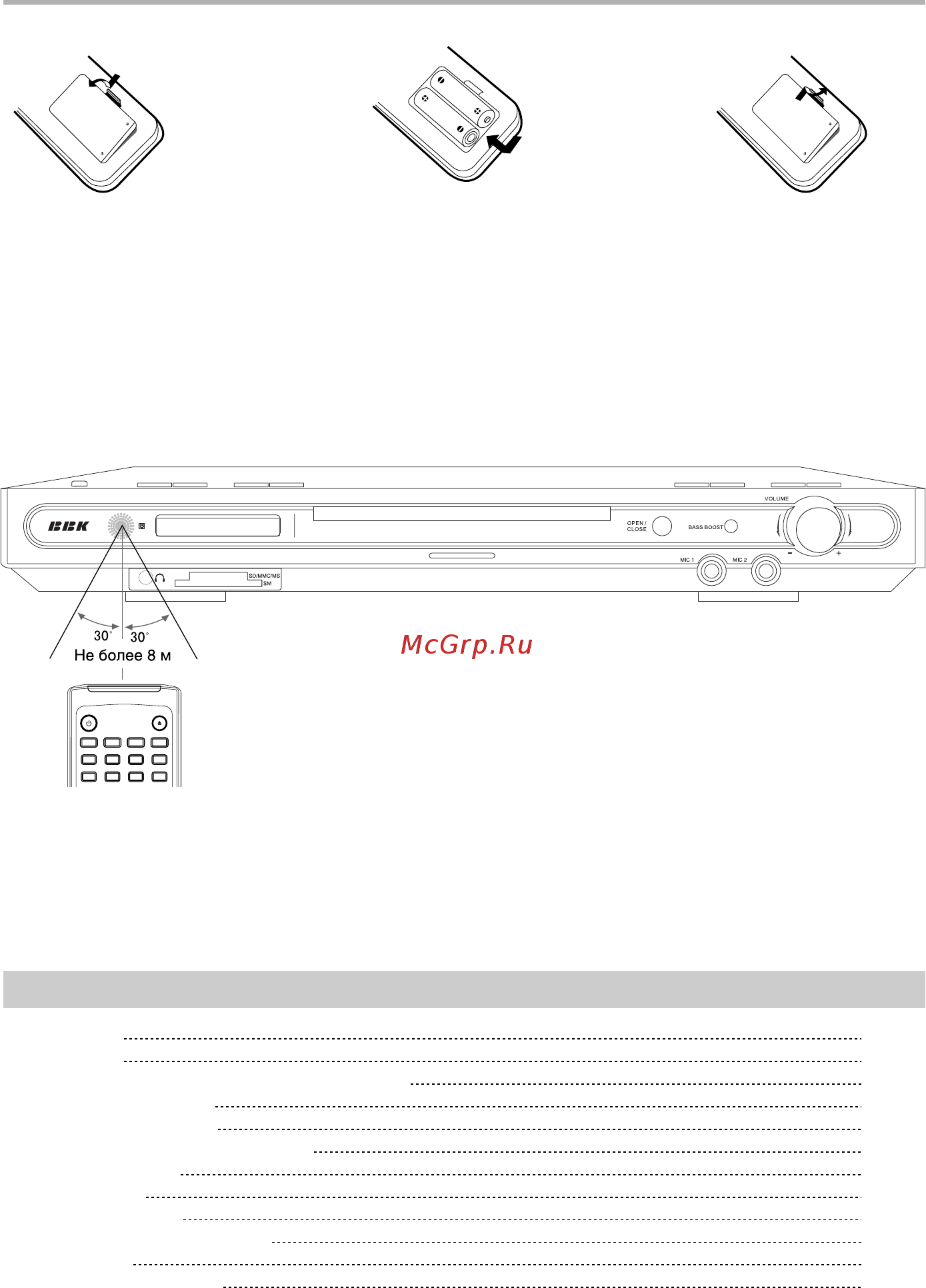 BBK DK1070S Slim [9/40] Введение