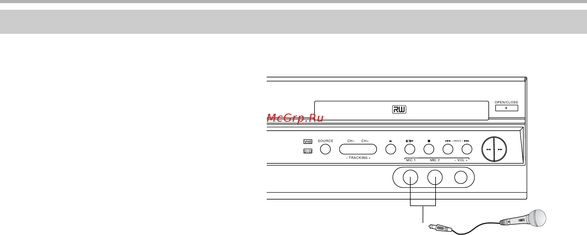BBK DW9938K [16/60] Подключение микрофонов