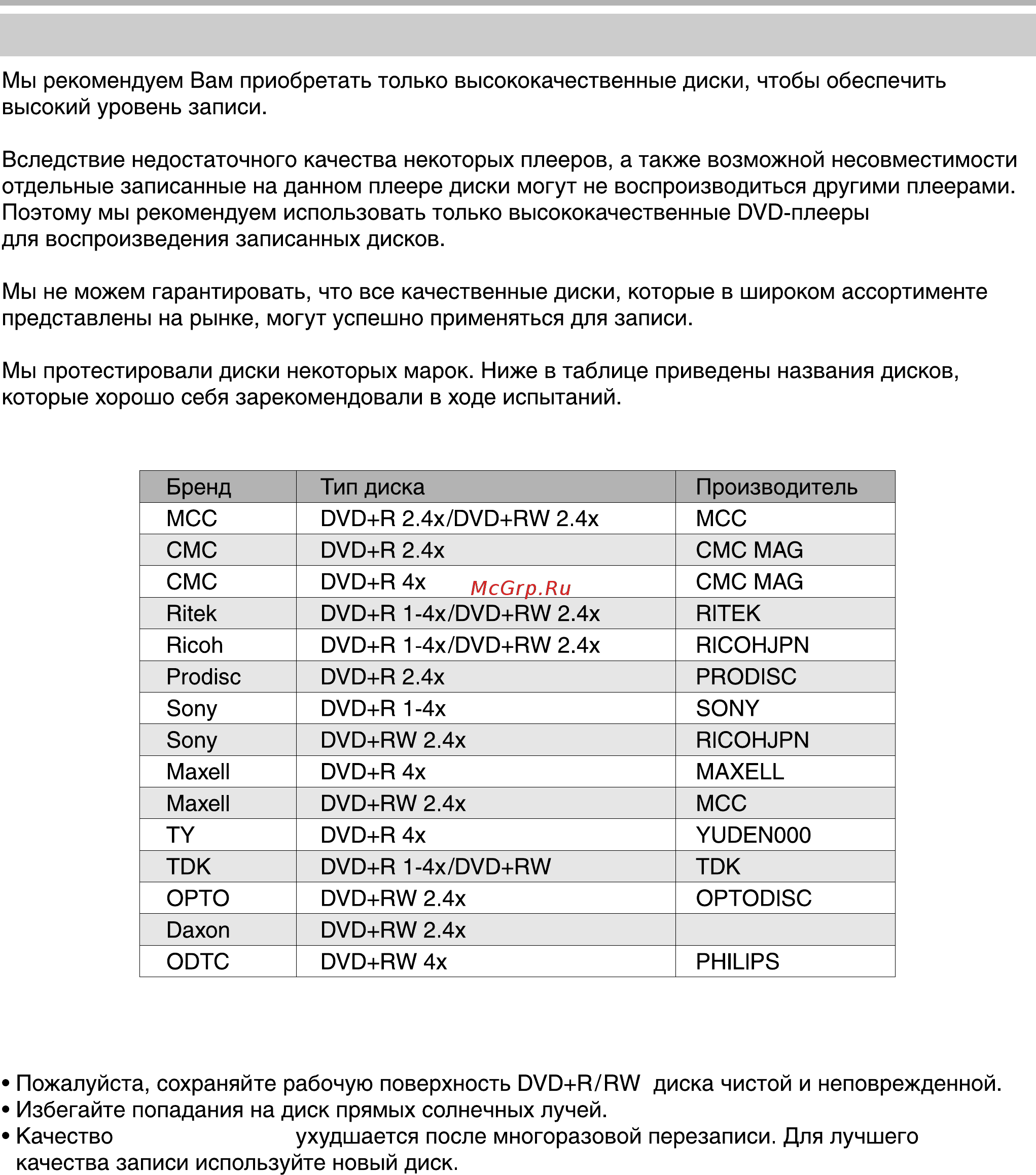 BBK DW9938K [52/60] Прочее