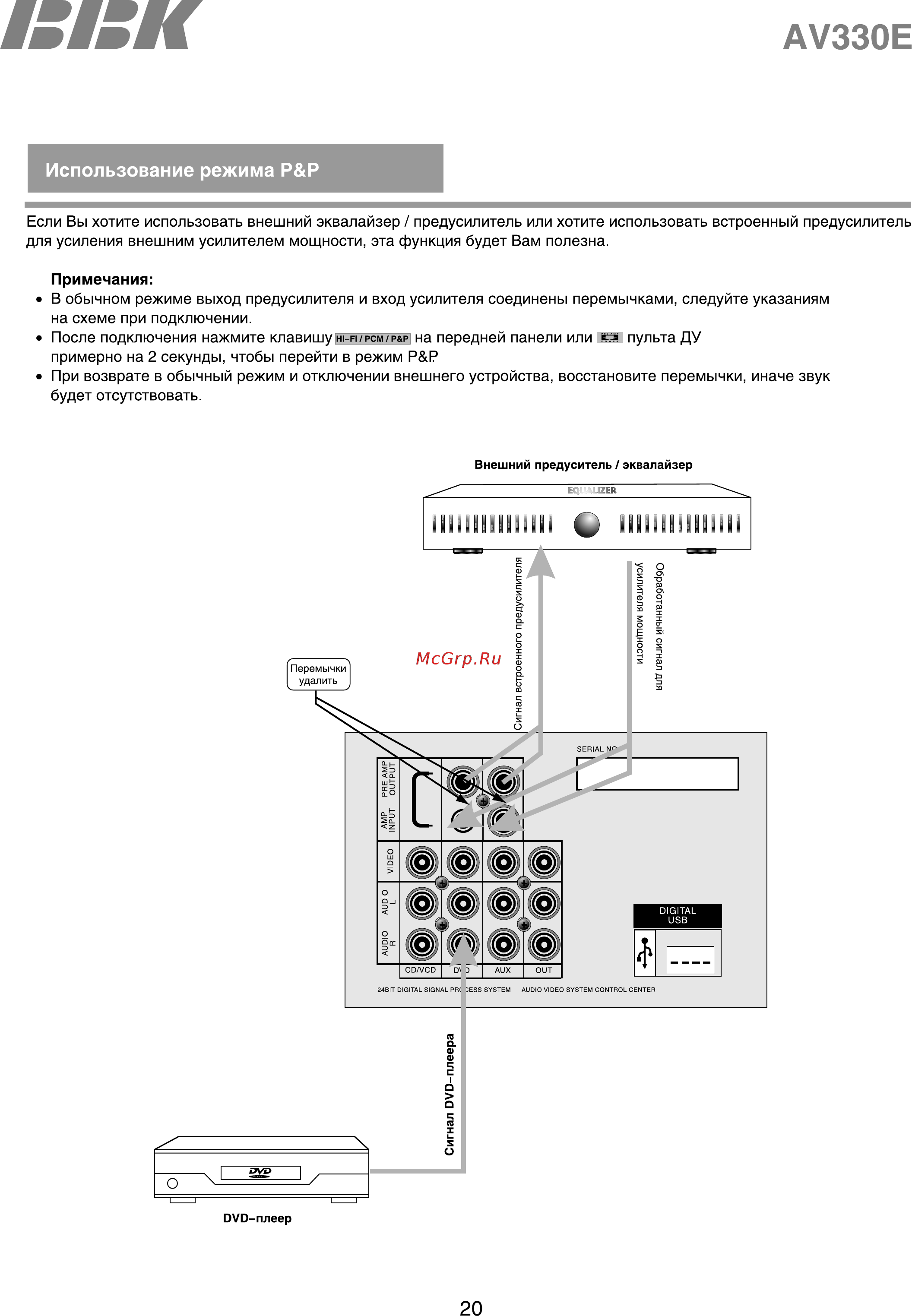 BBK AV330E [23/43] Ауззое