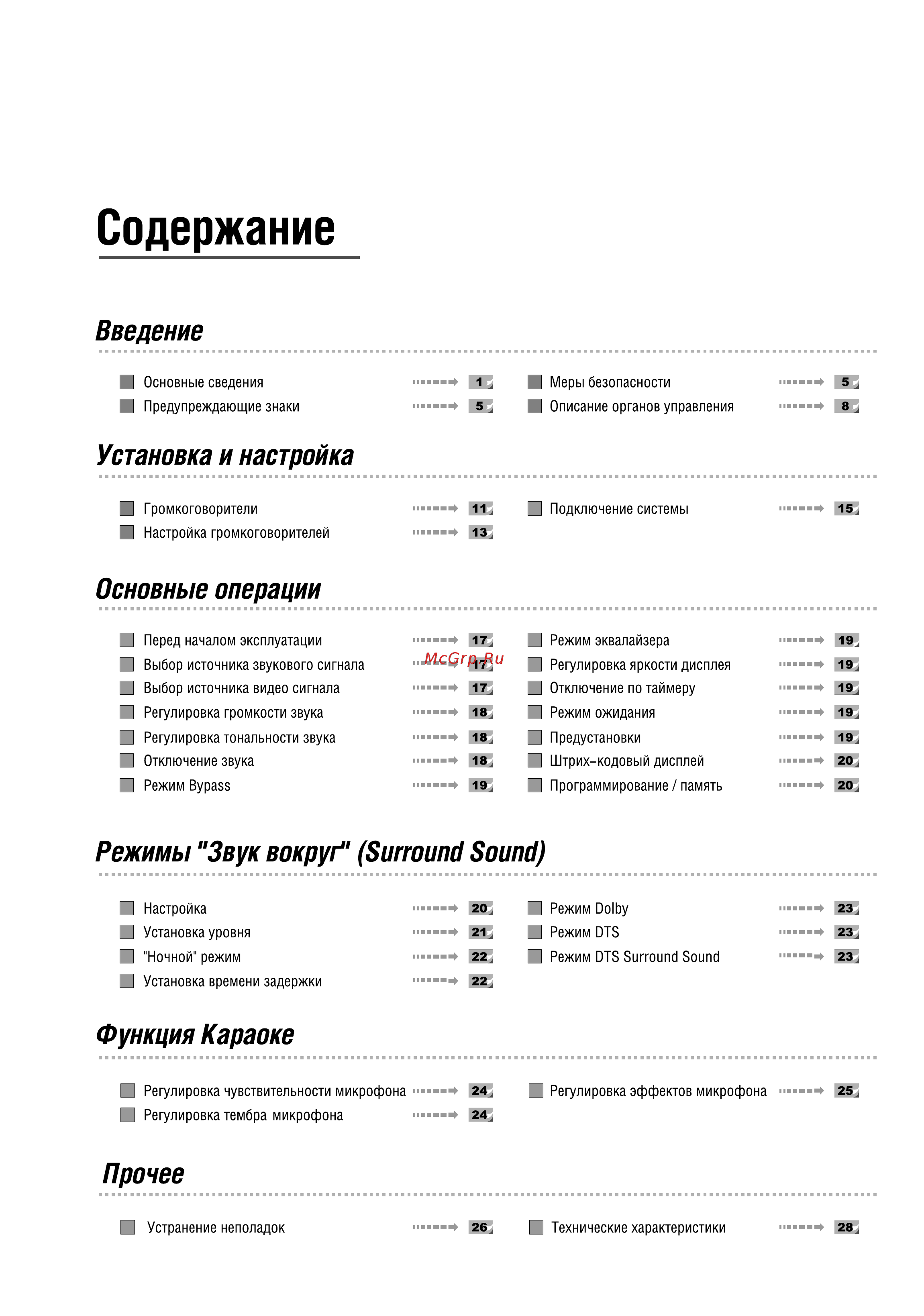 BBK AB209 [3/32] Основные операции