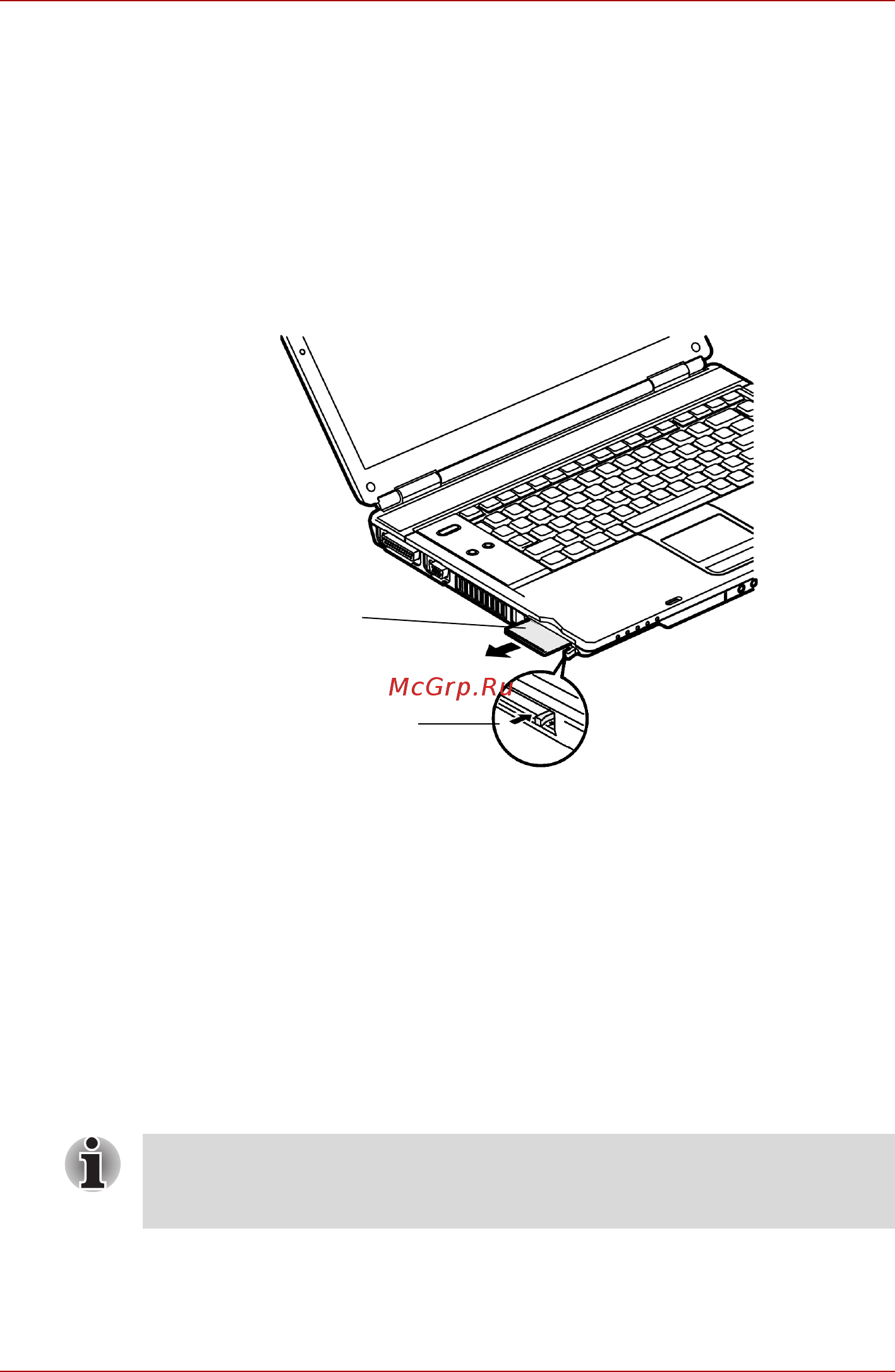 Toshiba Tecra A4 [131/205] Разъем для карт памяти express card