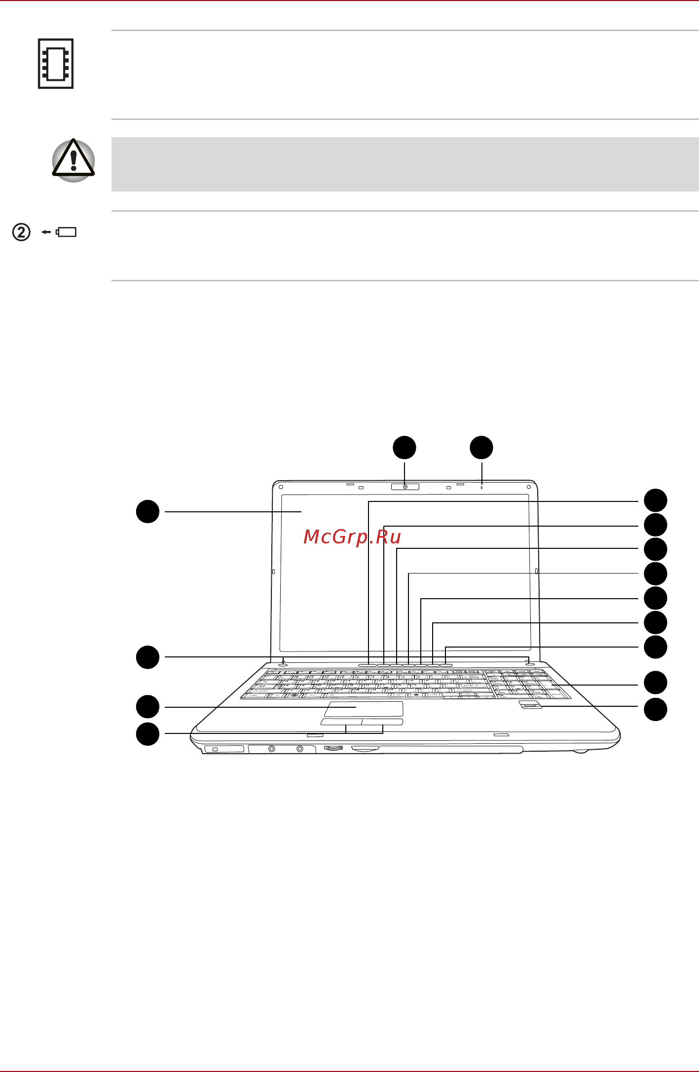 Toshiba Satellite Pro P200 [53/200] Вид спереди с открытым дисплеем
