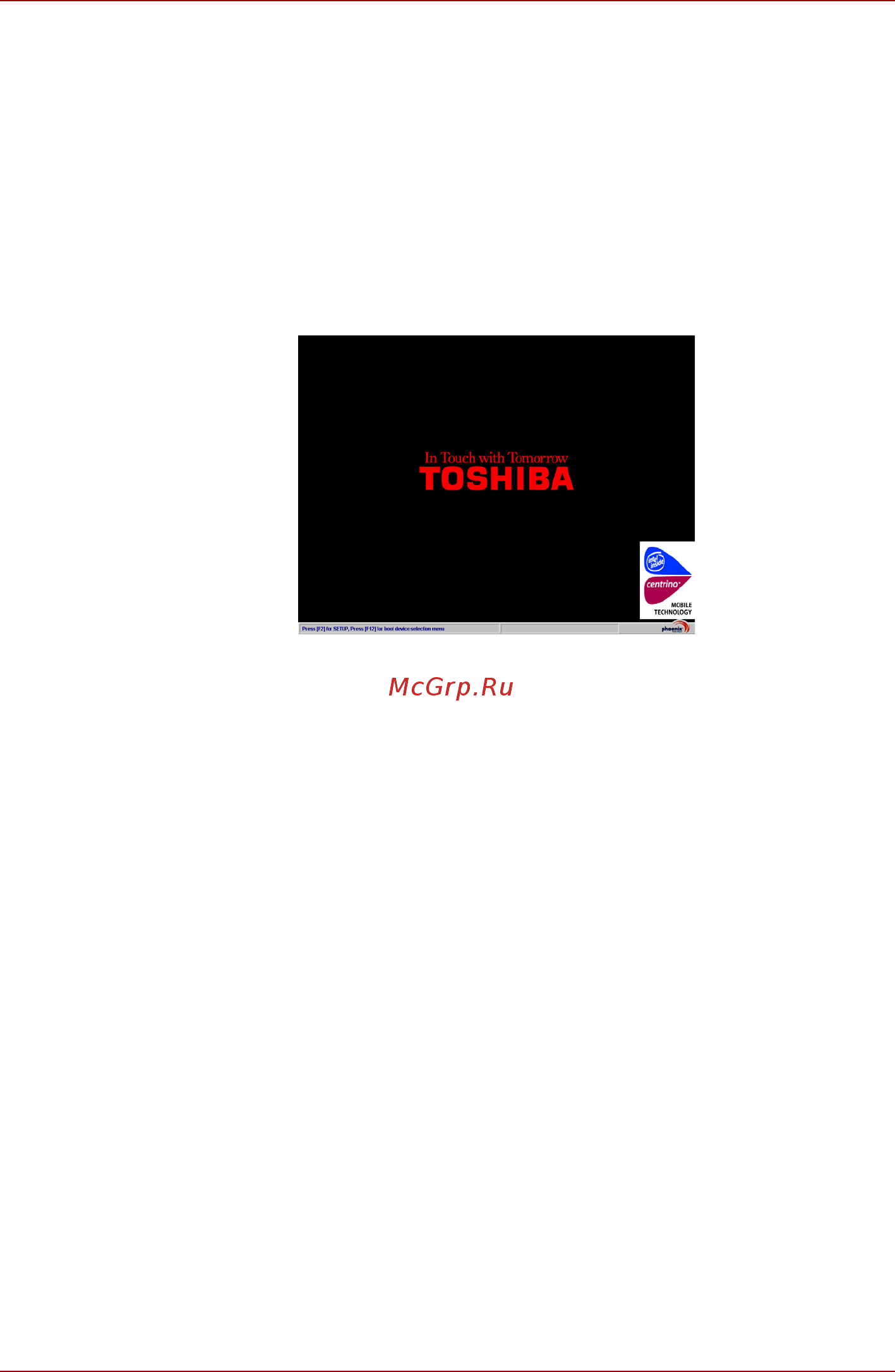 Toshiba Satellite Pro M40X [160/200] Начальная загрузка системы