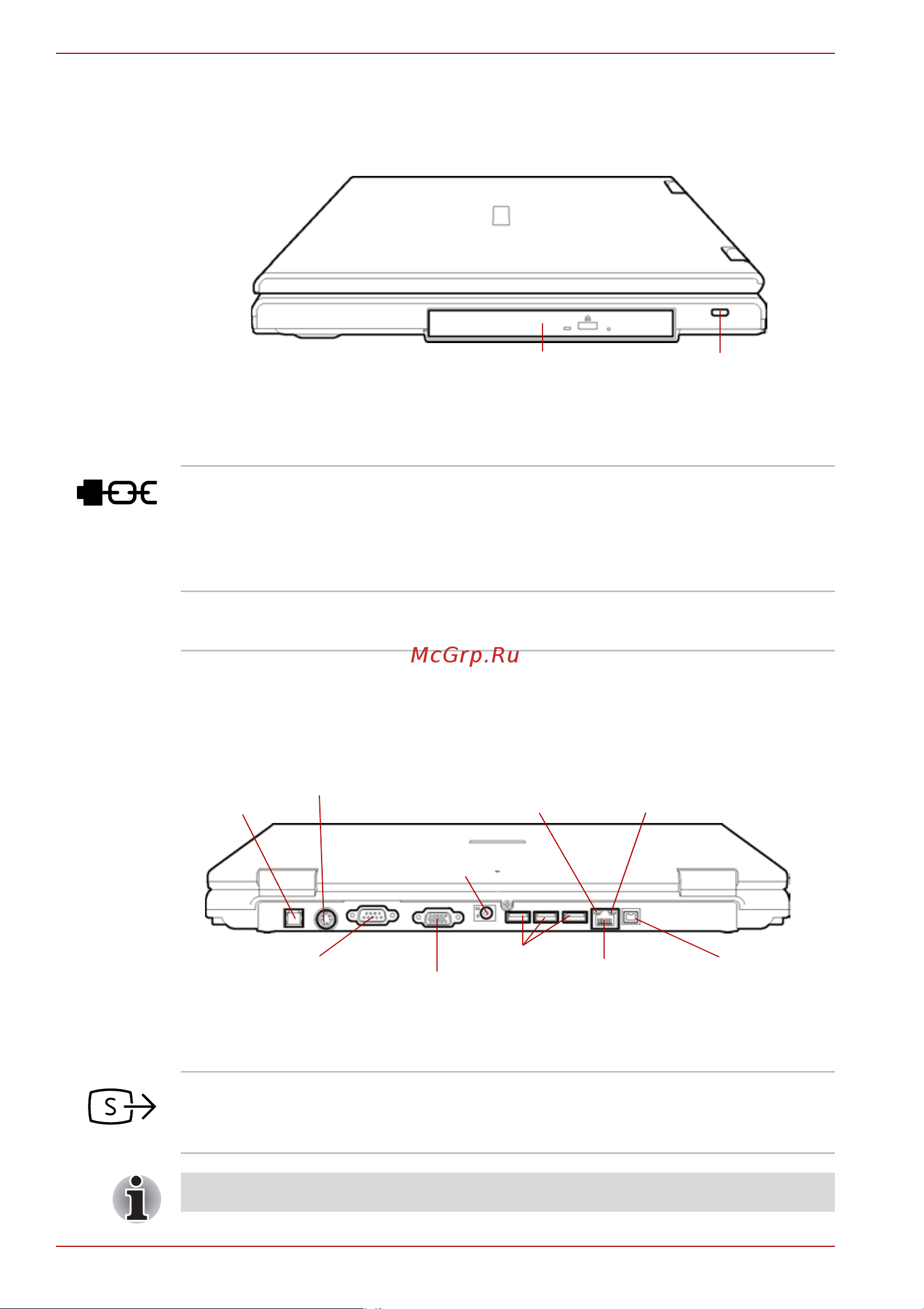Toshiba Satellite Pro A120 [42/252] Правая сторона