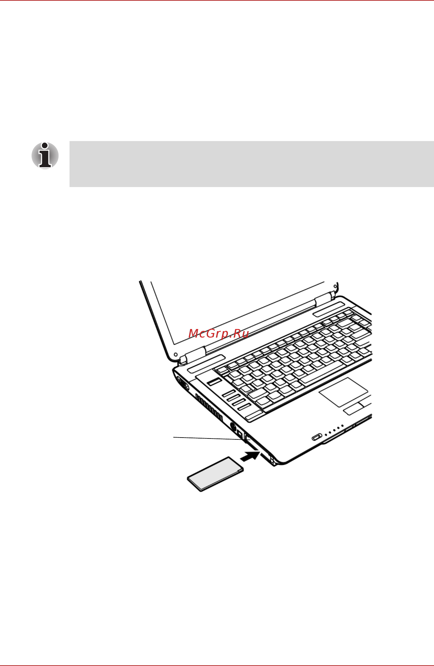 Toshiba Satellite Pro A100 [125/201] Разъем для карт памяти express card