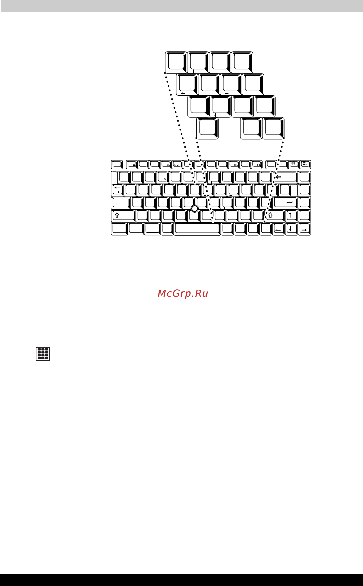 Toshiba Satellite 3000-514 [53/168] Дополнительные клавиши
