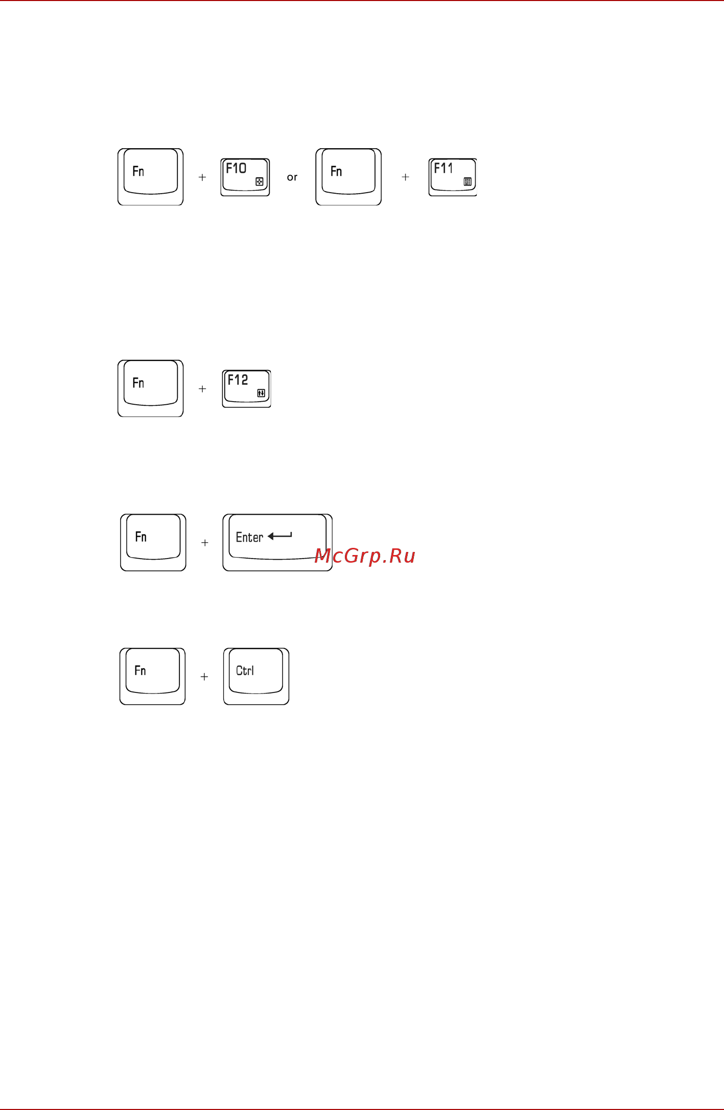 Toshiba Equium M100 [114/203] Клавиши эмуляции полноразмерной клавиатуры