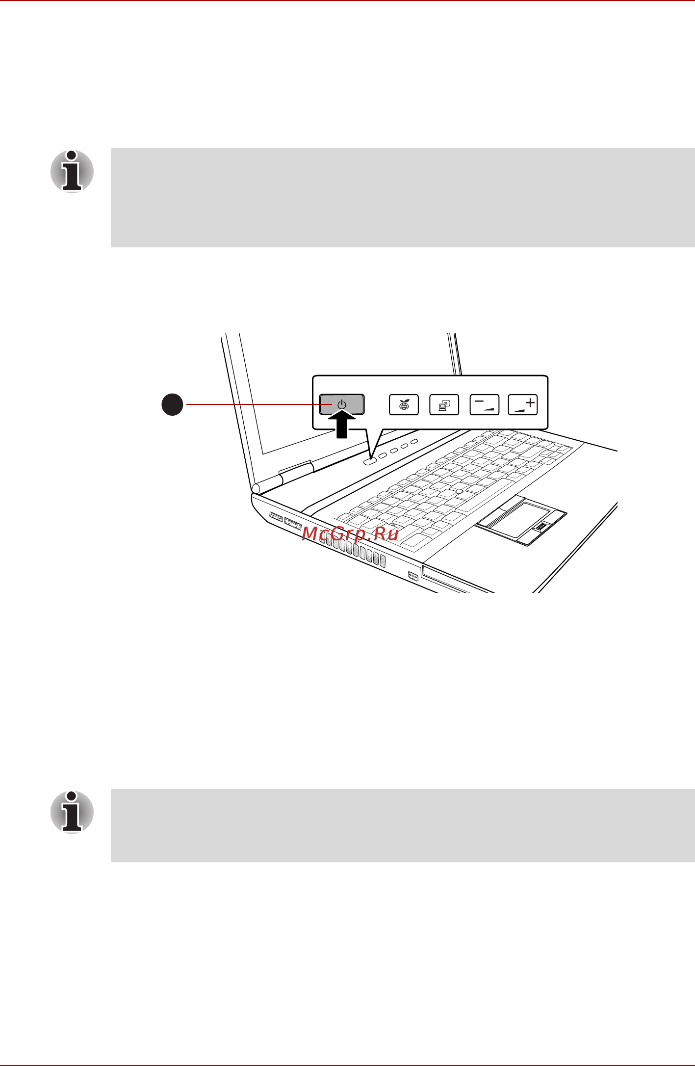 Toshiba Tecra S11 [31/268] Включение питания