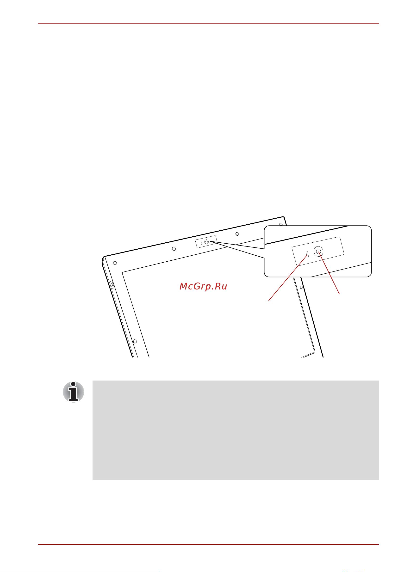 Toshiba Tecra M10 [113/276] Веб камера