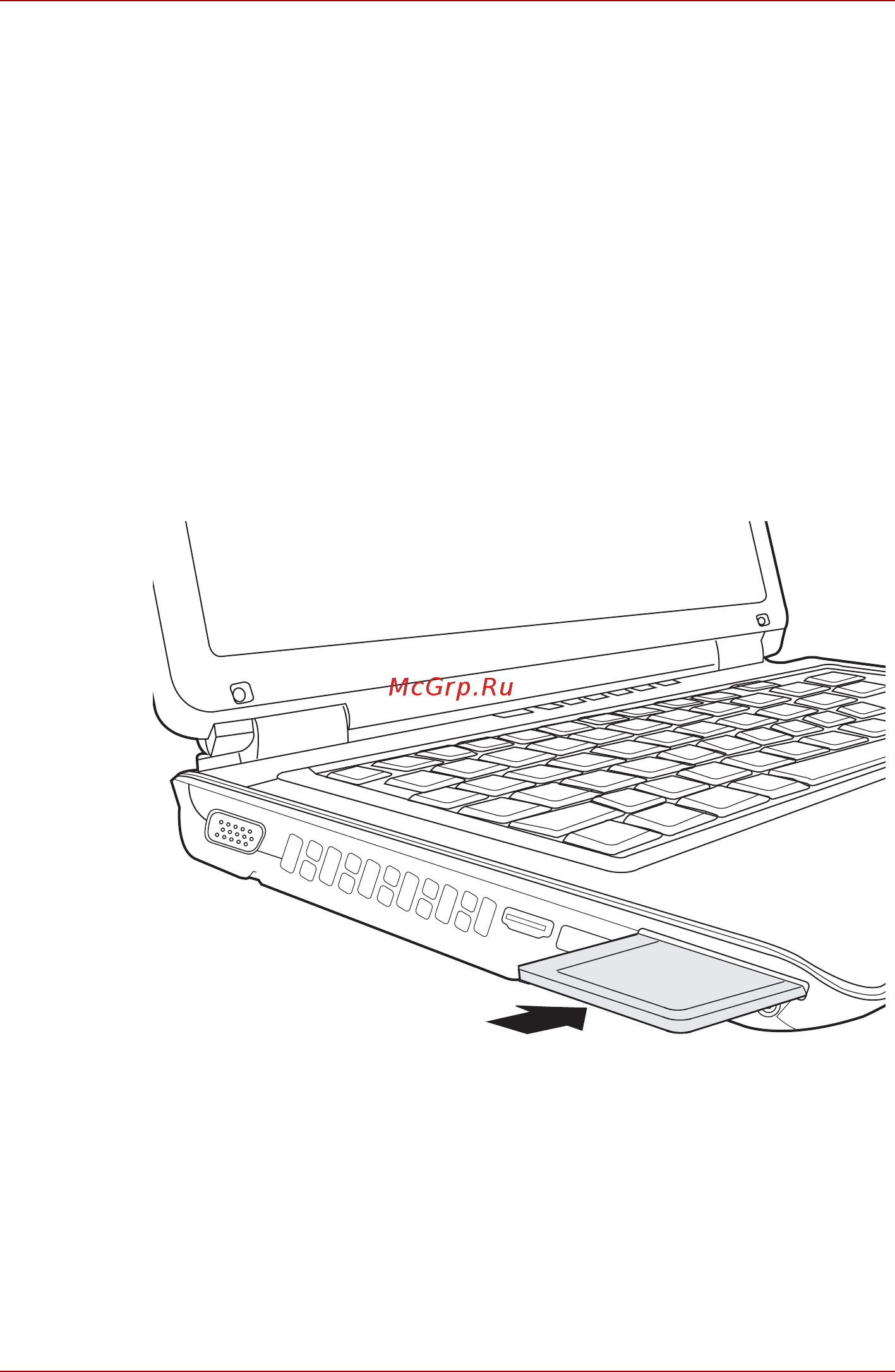 Toshiba Satellite Pro U500 [162/246] Установка устройств формата expresscard