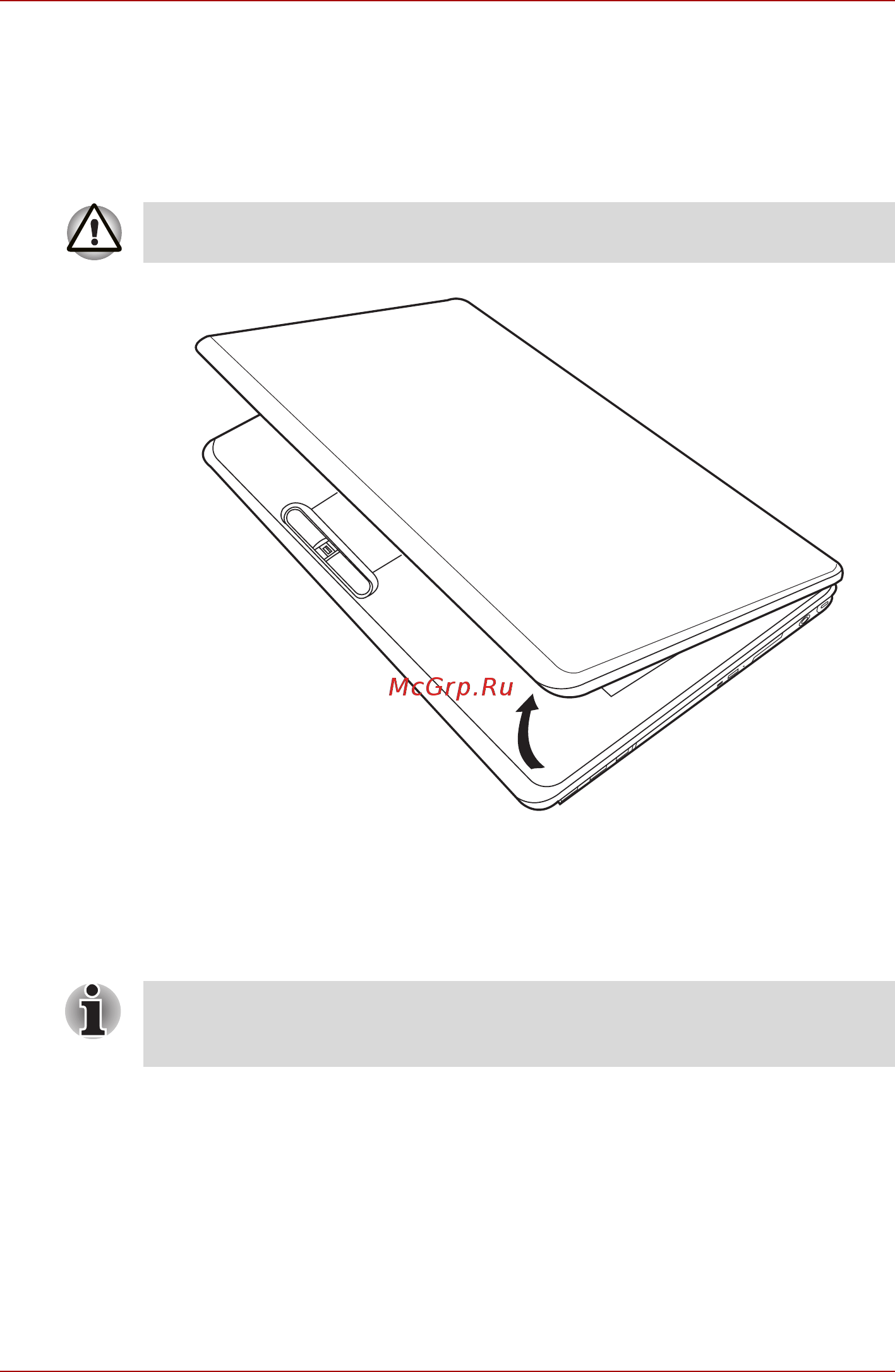 Toshiba Satellite Pro P300D [62/207] Открытие дисплея
