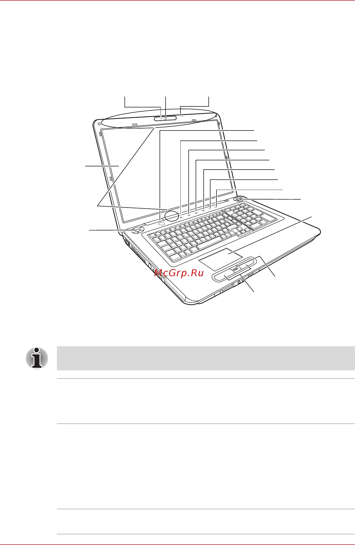 Toshiba Satellite Pro P300 [46/207] Вид спереди с открытым дисплеем