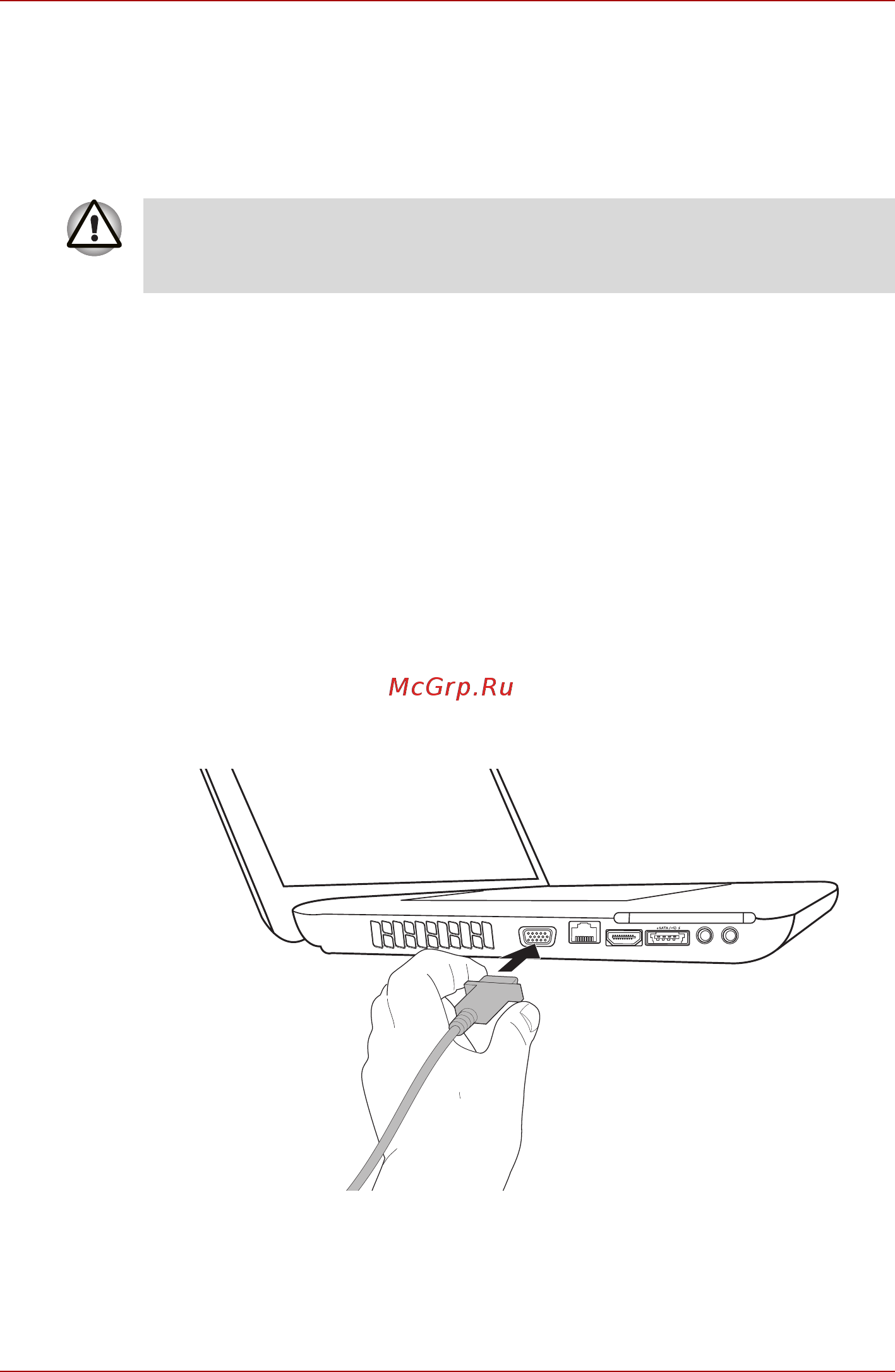 Toshiba Satellite Pro L550D [156/226] Внешний монитор