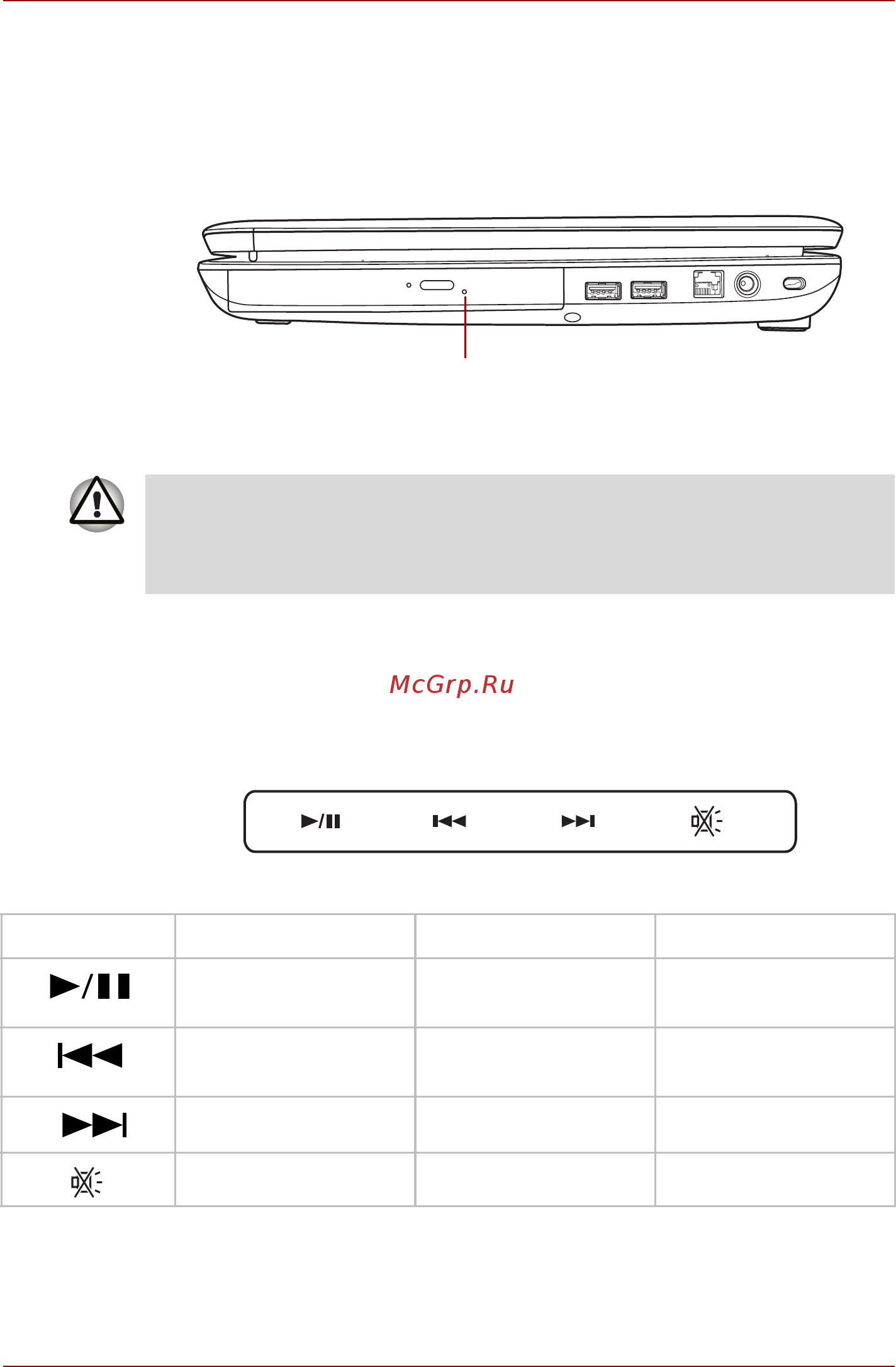 Toshiba Satellite Pro L550D [81/226] Передняя рабочая панель