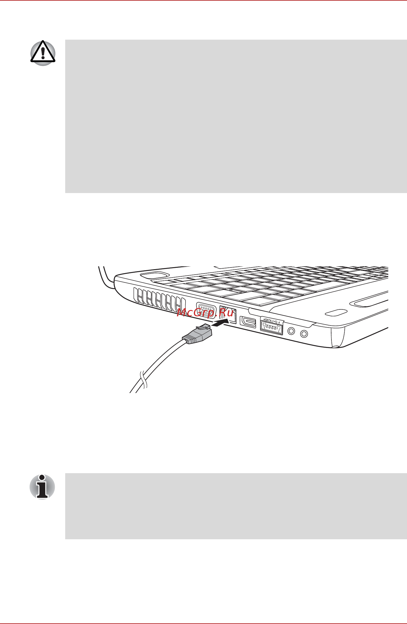 Toshiba Satellite Pro L500D [110/226] Подключение сетевого кабеля