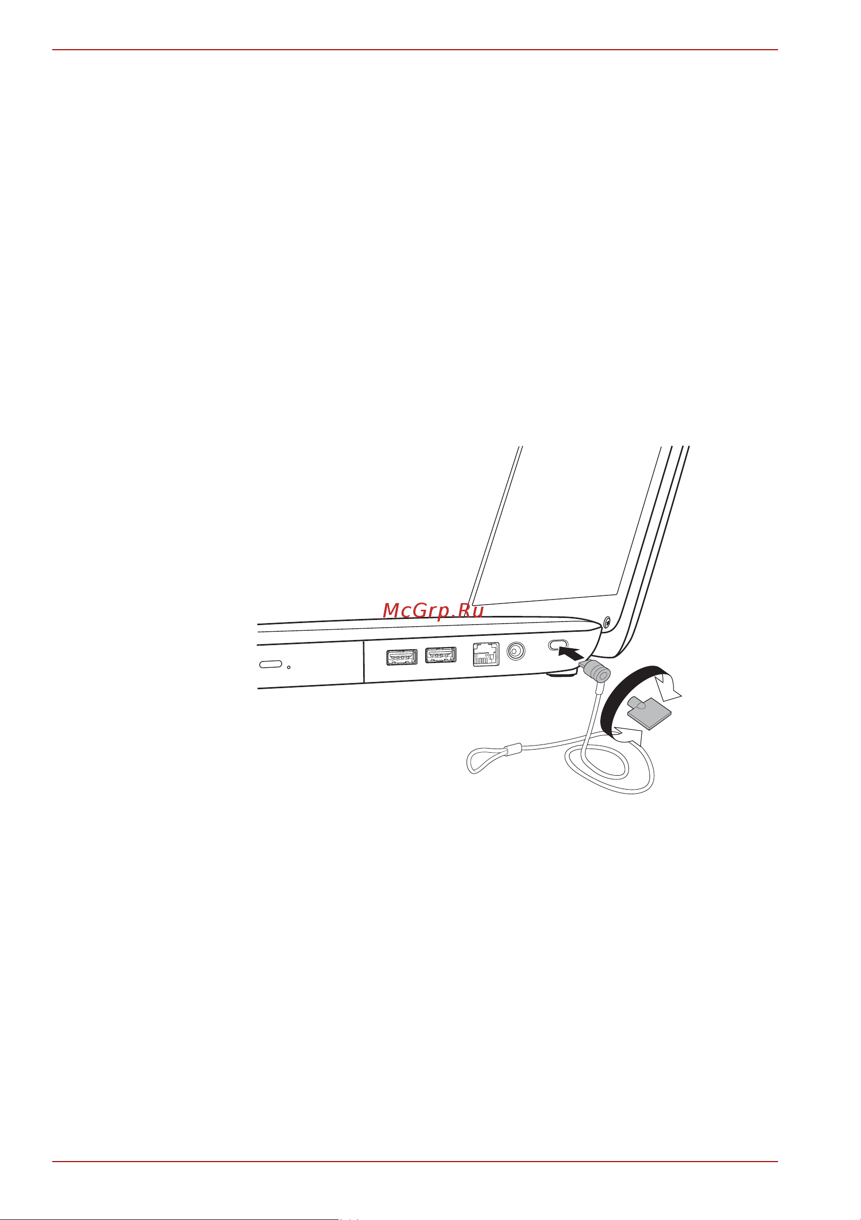 Toshiba Satellite Pro L500 [160/226] Защитный замок блокиратор