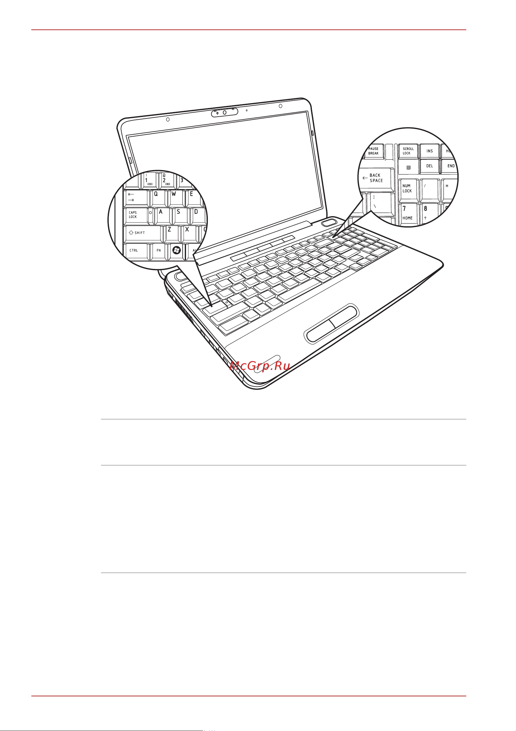 Toshiba Satellite Pro L500 [54/226] Индикаторы клавиатуры