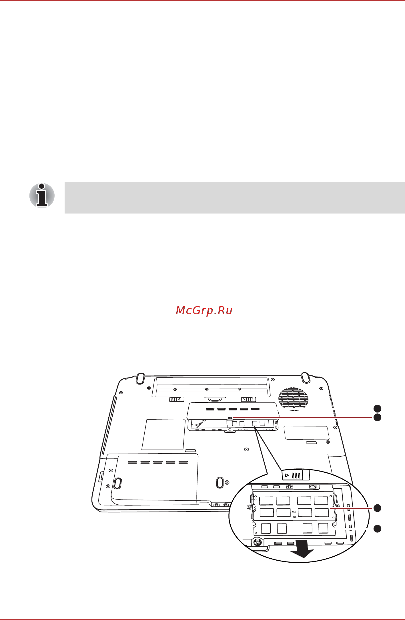 Toshiba Satellite Pro L450D [139/210] Важное замечание об установке несовместимых модулей памяти