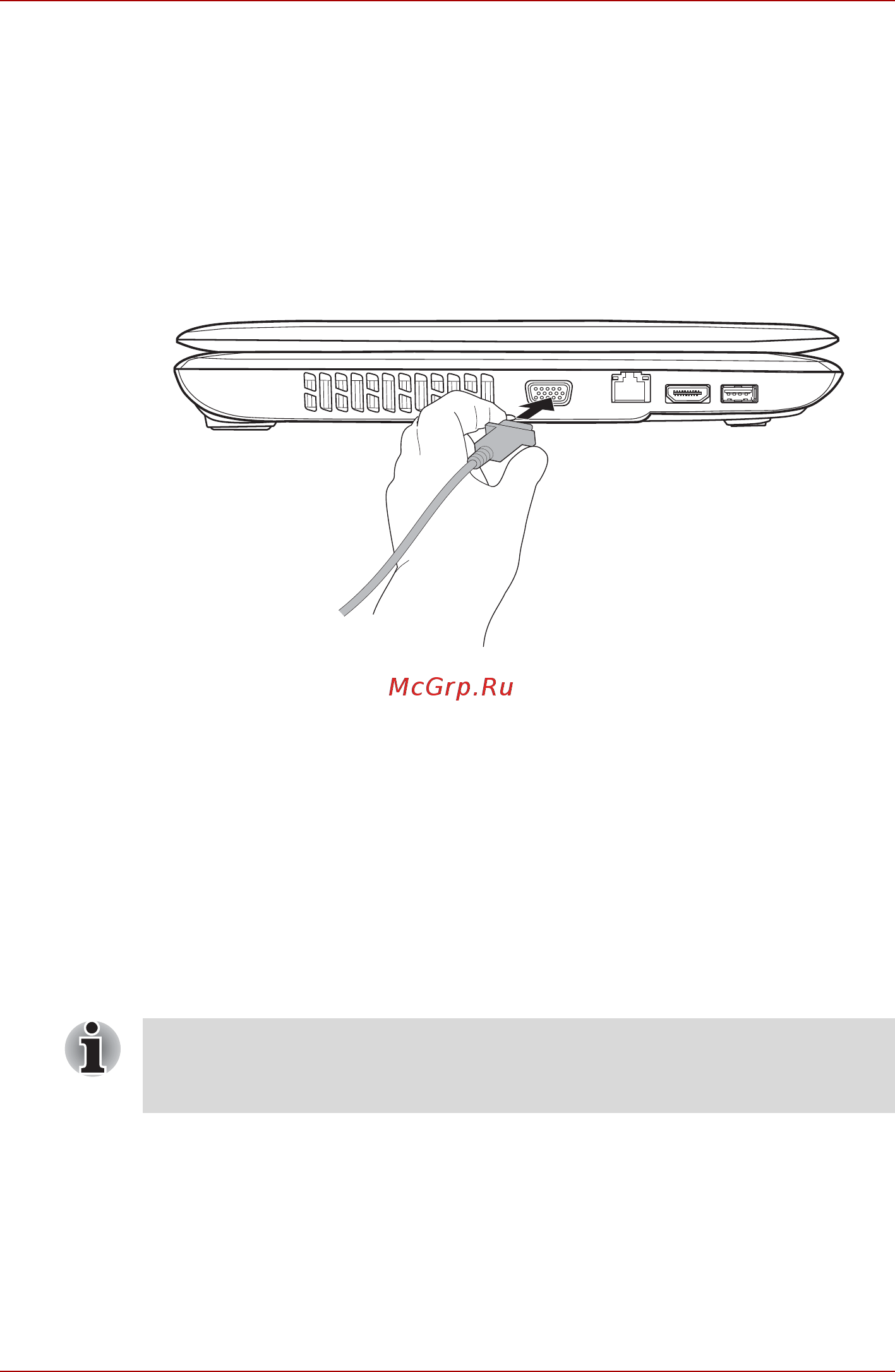 Toshiba Satellite Pro L450D [145/210] Внешний монитор