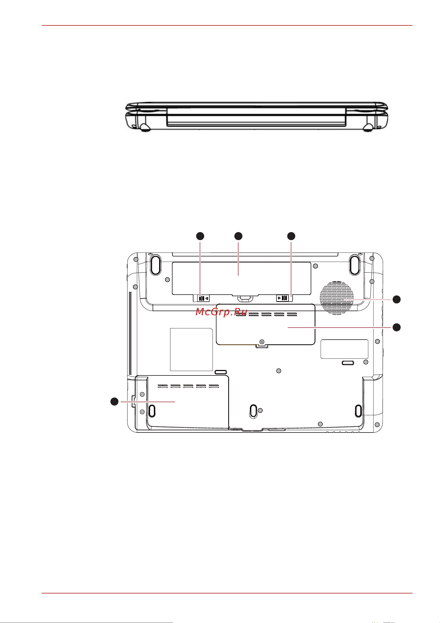 Toshiba Satellite Pro L450 [45/210] Вид сзади