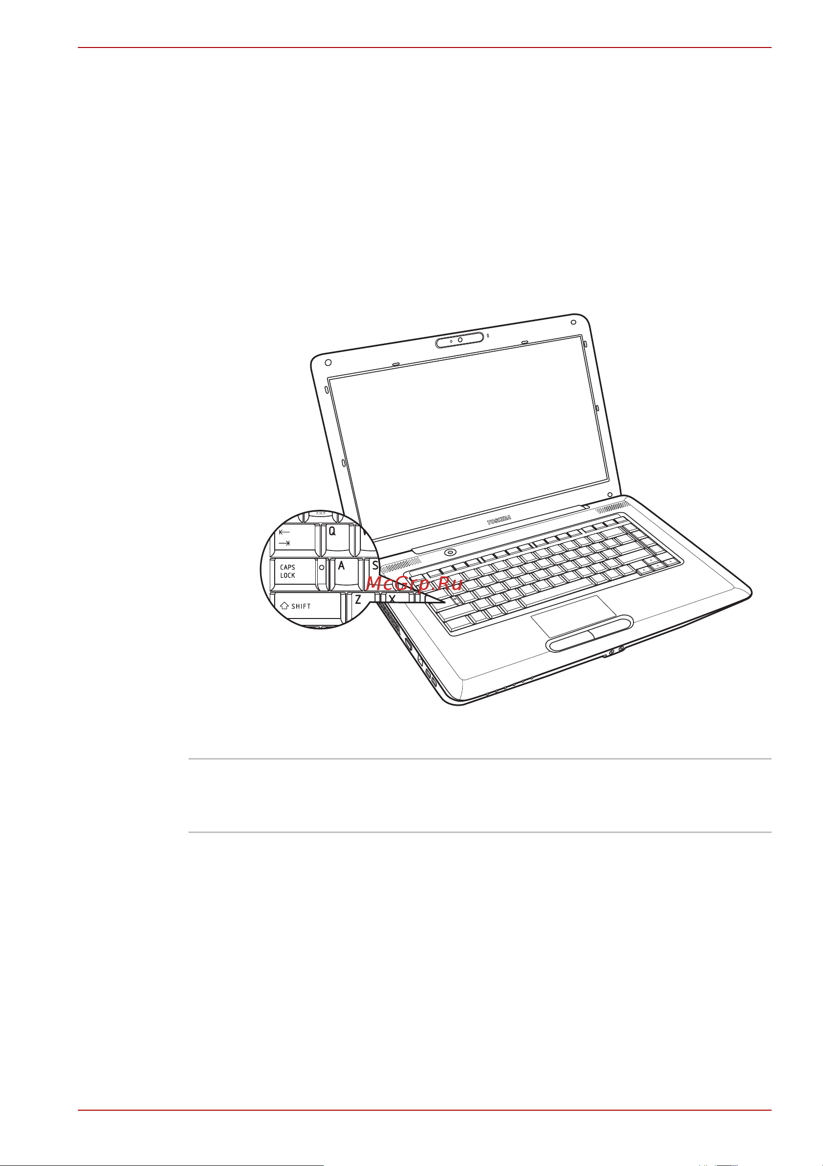 Toshiba Satellite Pro L450 [51/210] Индикаторы клавиатуры