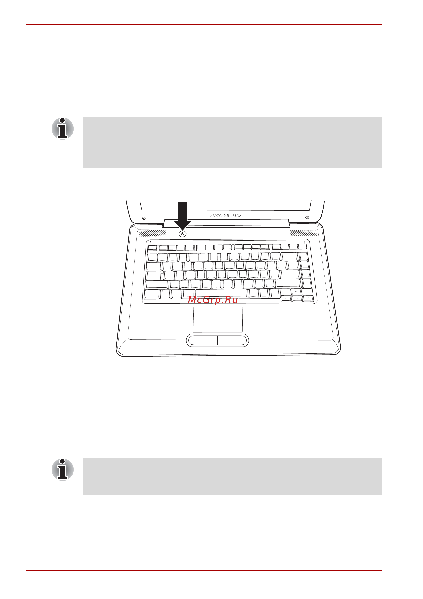 Toshiba Satellite Pro L450 [60/210] Включаем питание