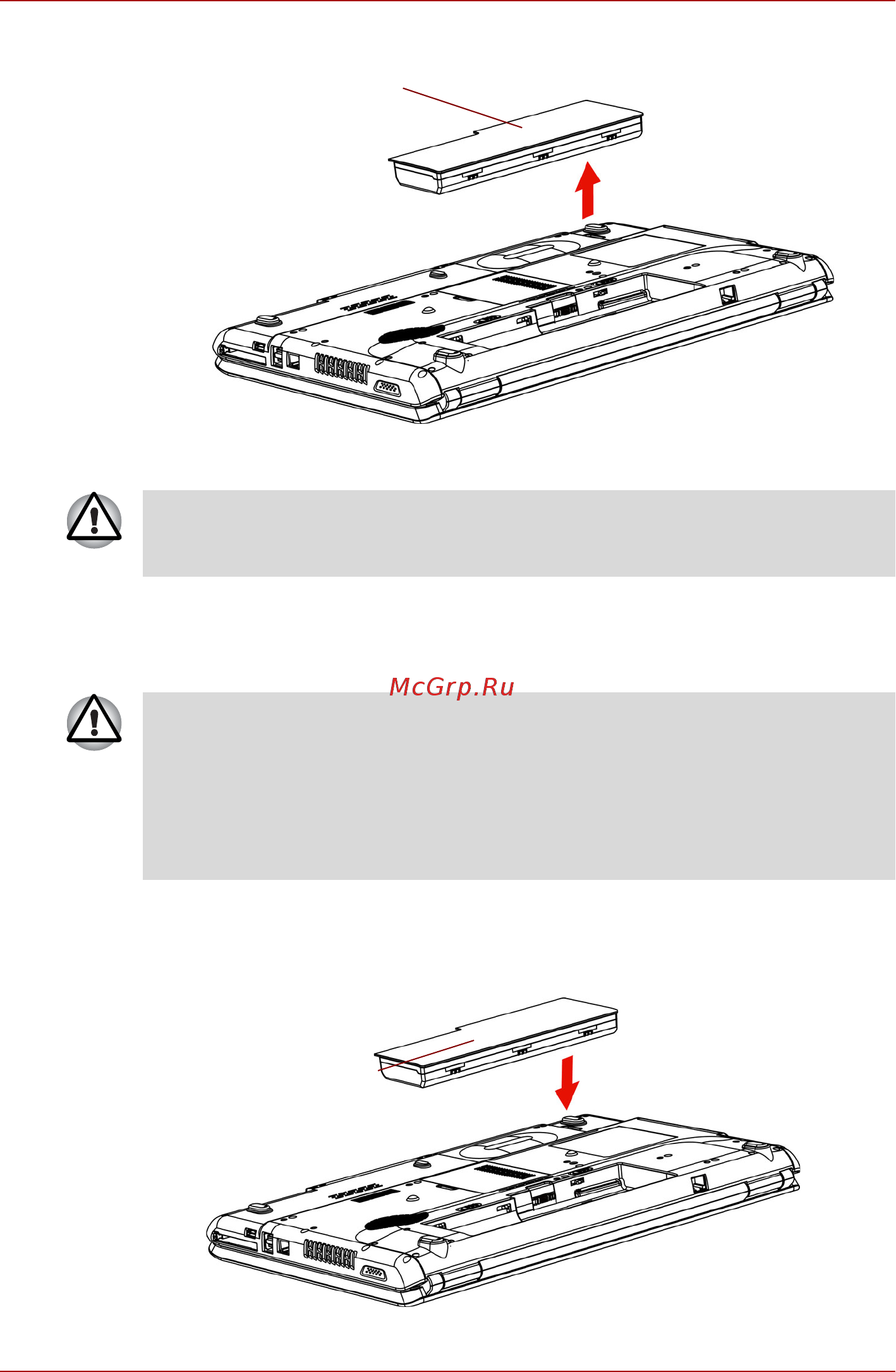 Toshiba Satellite Pro L350 [118/195] Установка батарейного источника питания