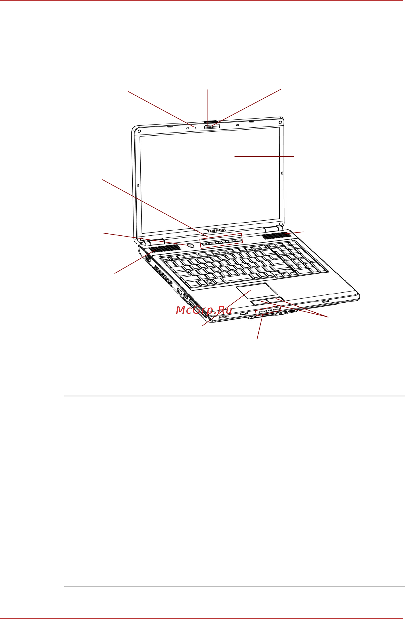 Toshiba Satellite Pro L300 [48/195] Вид спереди с открытым дисплеем