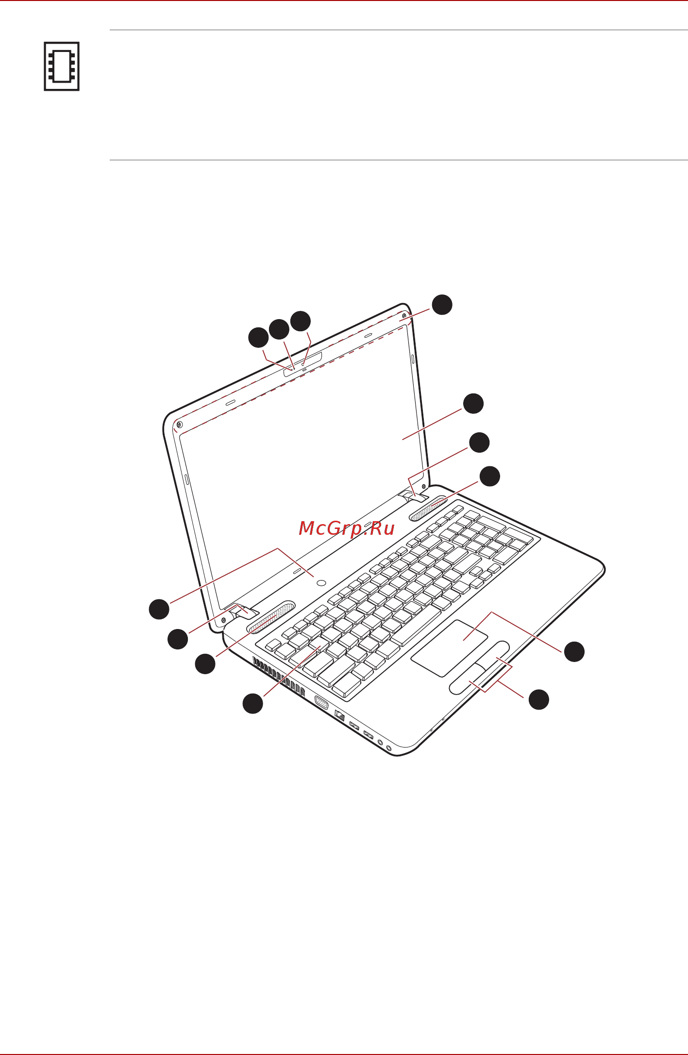 Toshiba Satellite Pro C660D [43/170] Вид спереди с открытым дисплеем