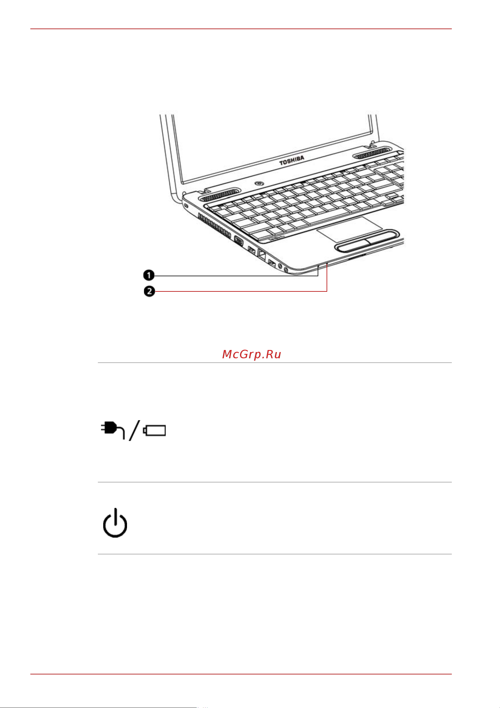 Toshiba Satellite Pro C650 [46/198] Системные индикаторы