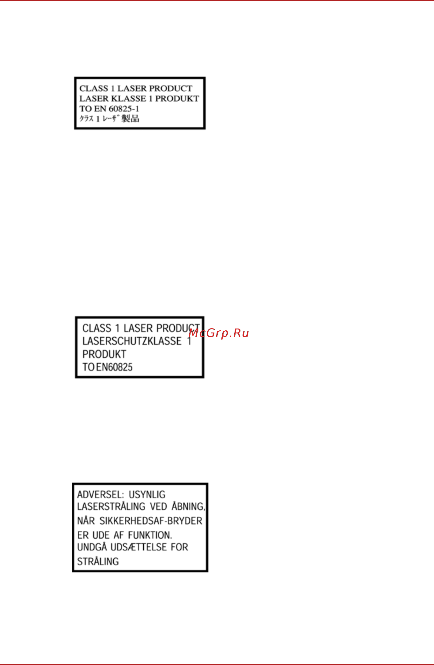 Toshiba Satellite Pro A300 [14/240] Меры предосторожности для пользователей во всех странах